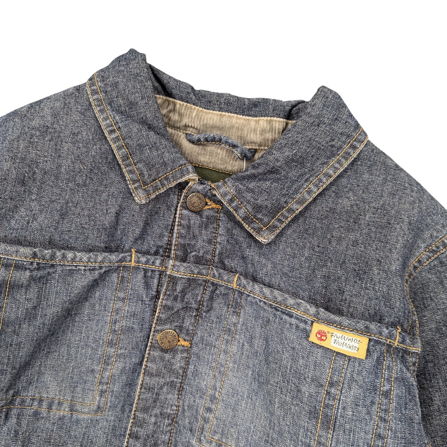Timberland Fleece Lined Denim Jacket Size 4 Years