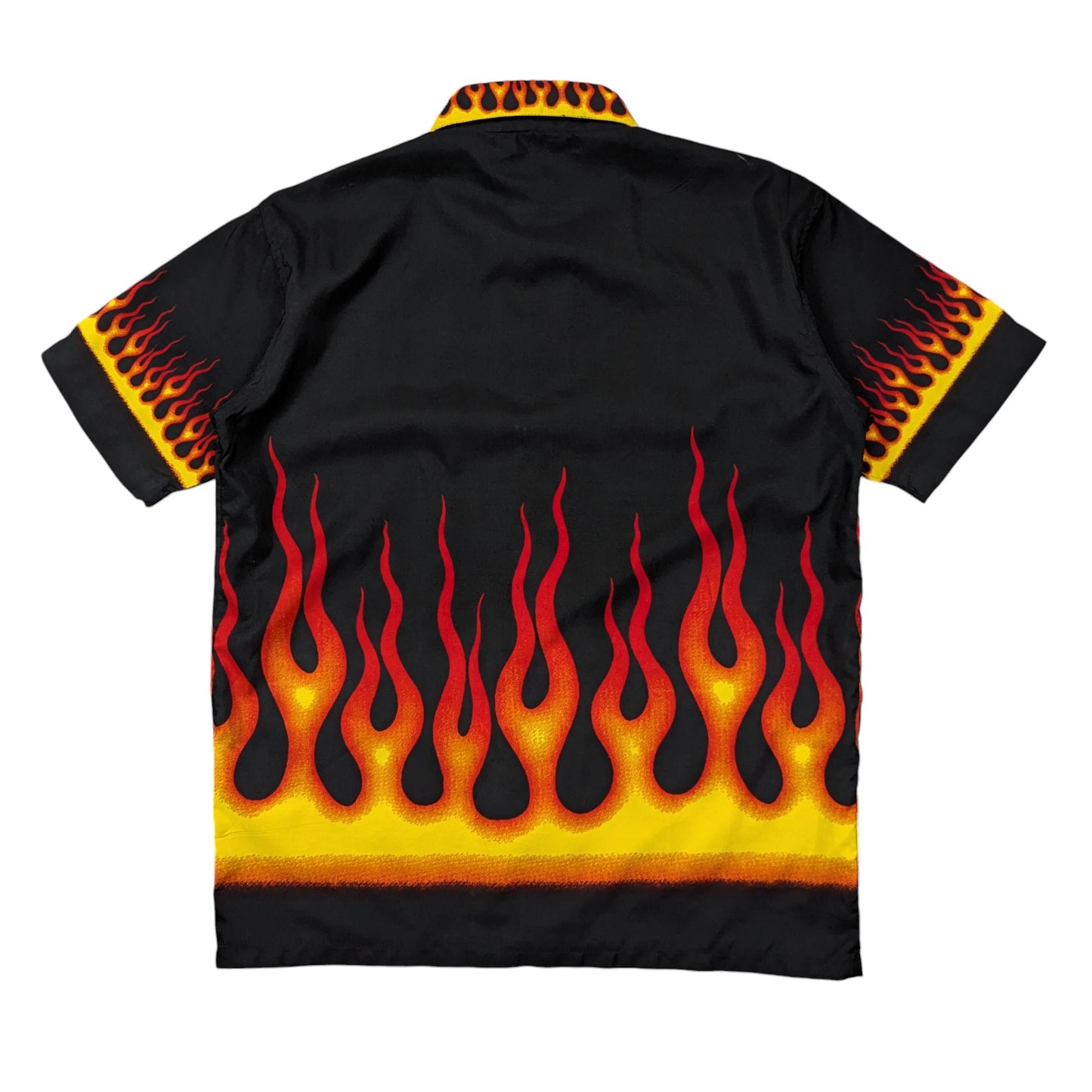 00s Flame Patterned Shirt Size Age 10