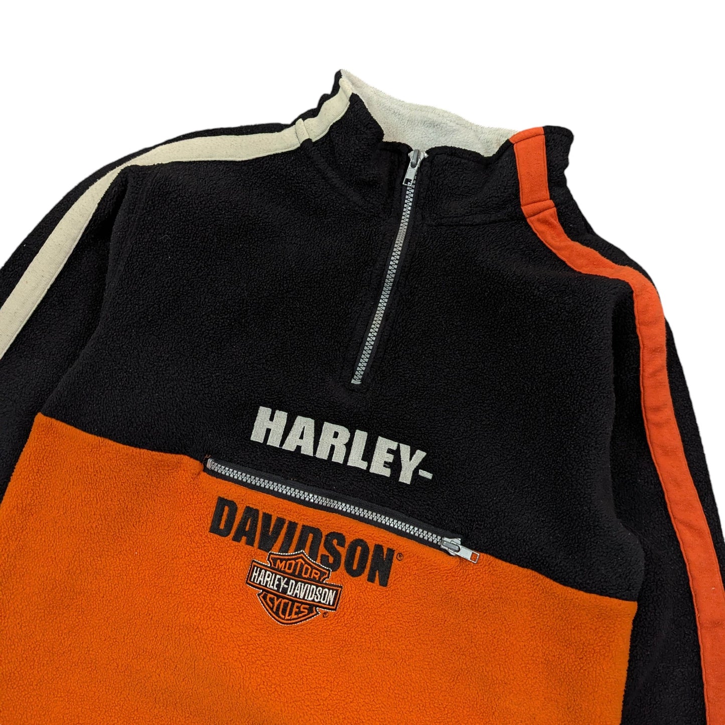 00s Harley Davidson 1/4 Zip Fleece Kids XL