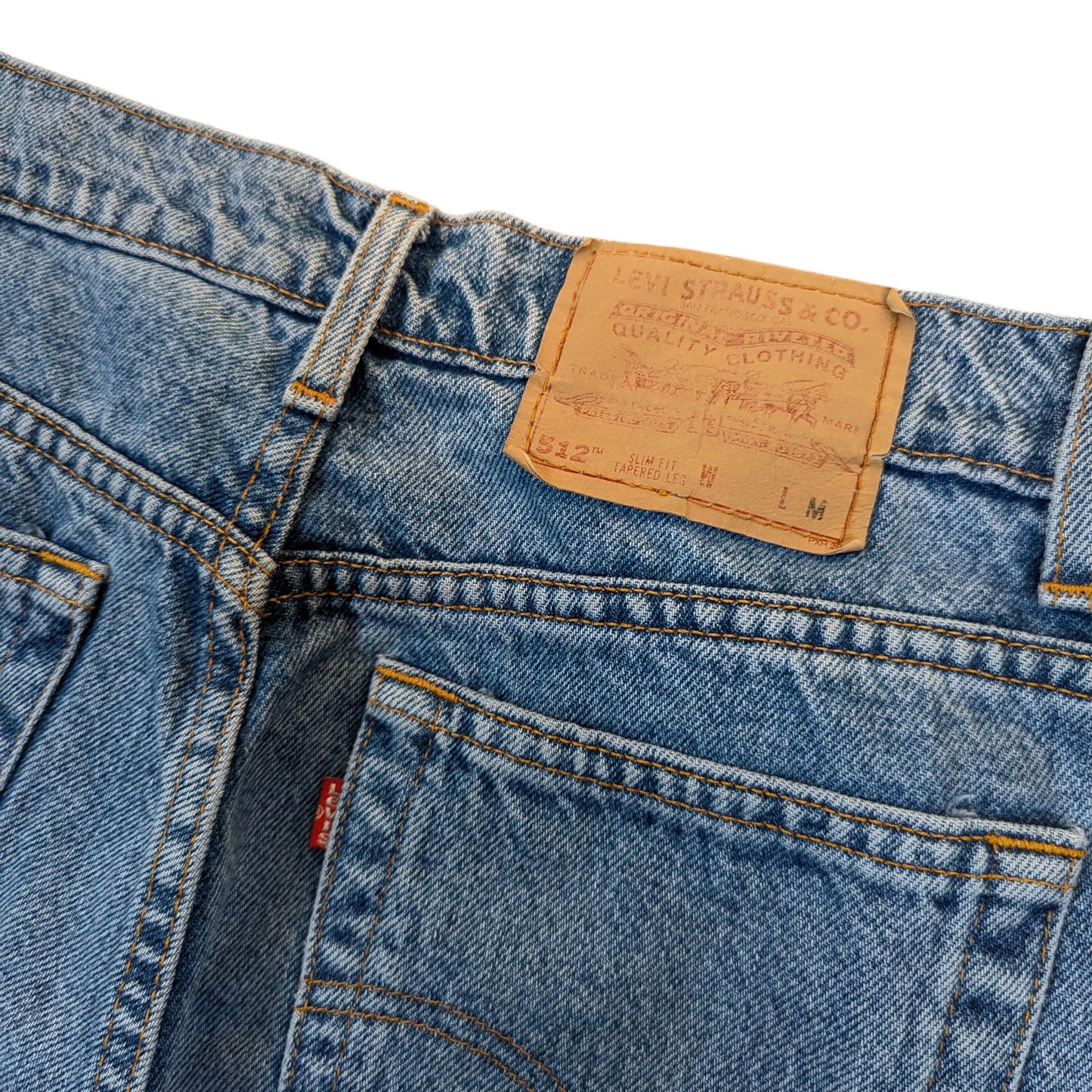 90s Levi's 512 Slim Tapered Jeans UK 10 L30
