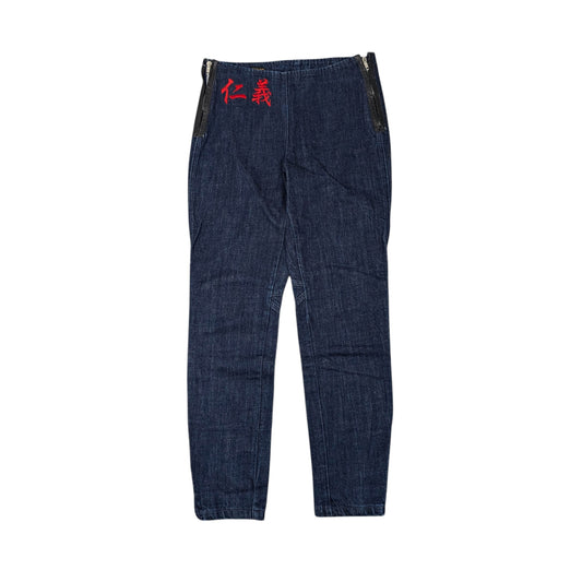 00s Evisu Tapered Jeans UK 10 / W29 L28