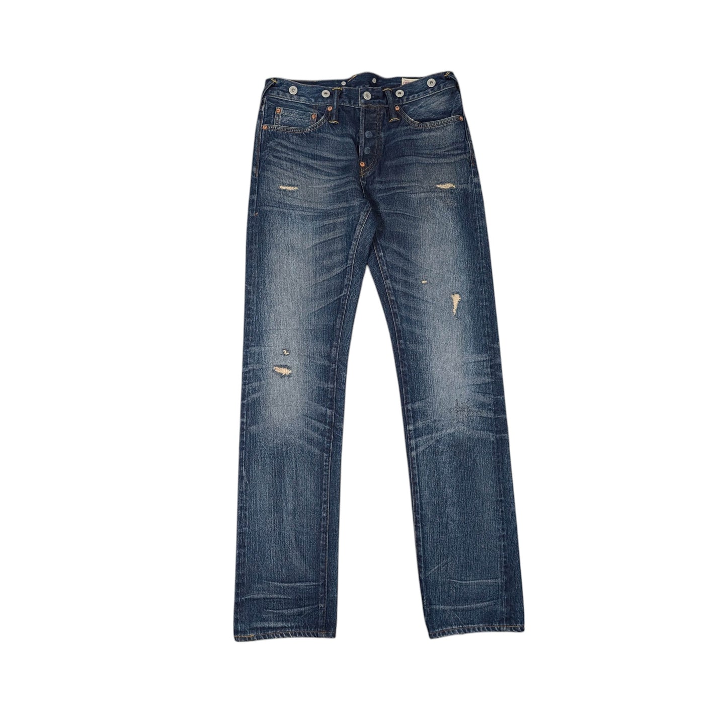 Evisu Slim Fit Distressed Jeans W30 L34