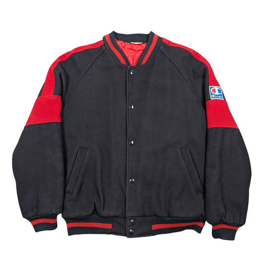 90s Champion Wool Blend Baseball Jacket Size L