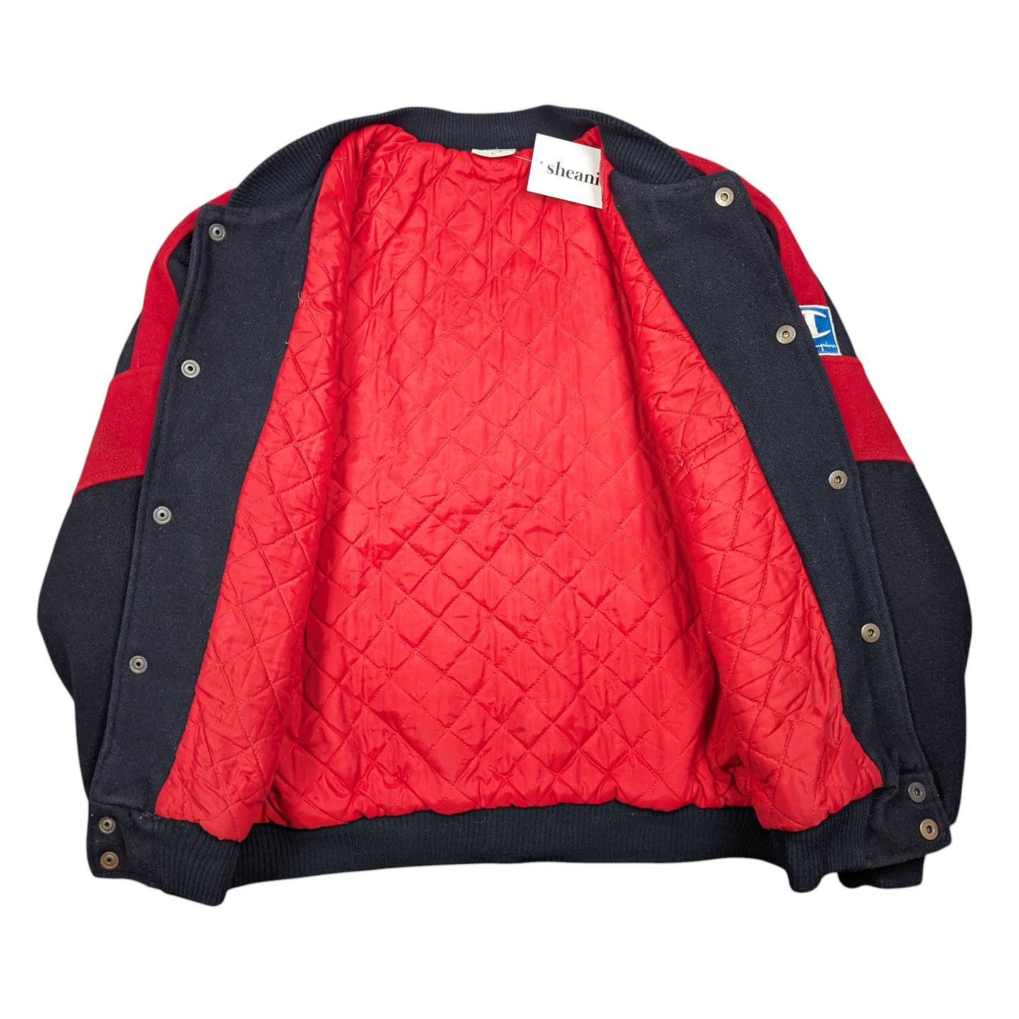 90s Champion Wool Blend Baseball Jacket Size L