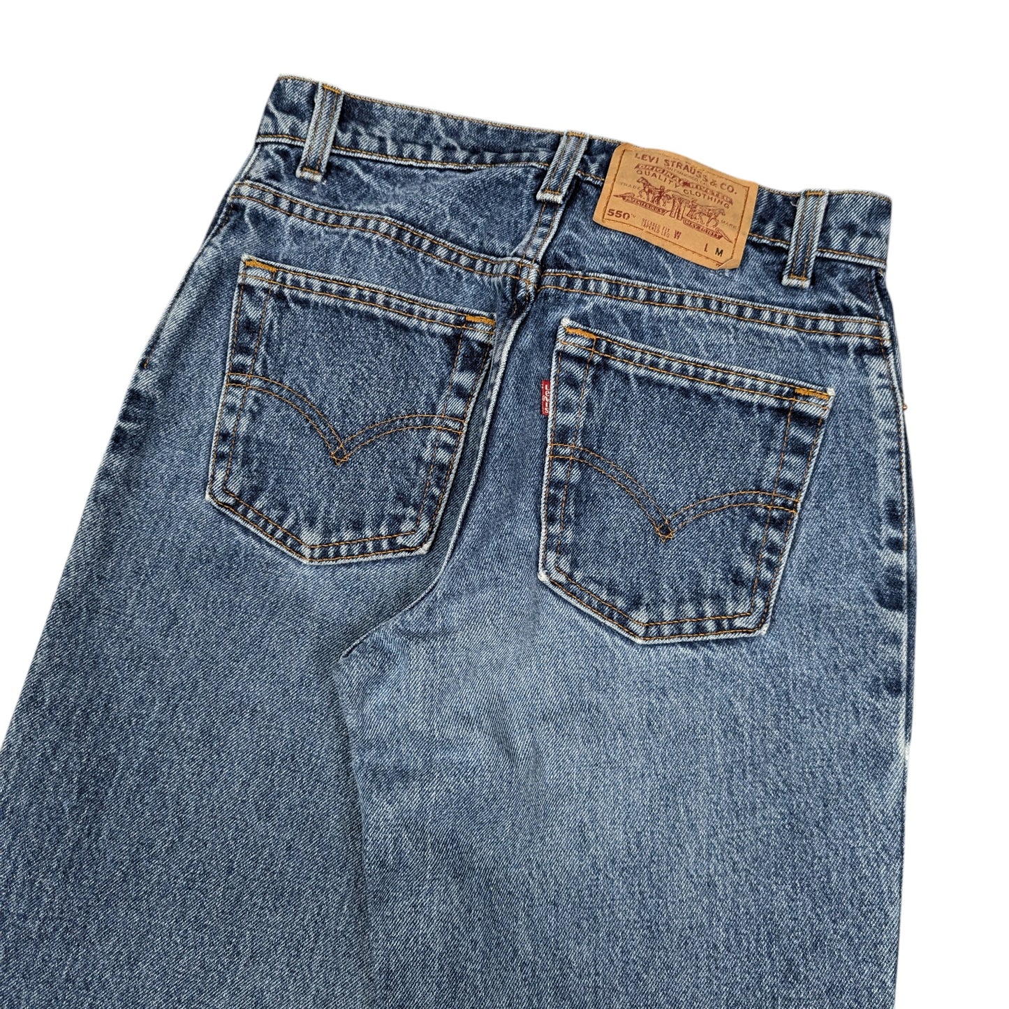 90s Levi's 550 Relaxed Tapered Jeans UK 8 / W27 L30