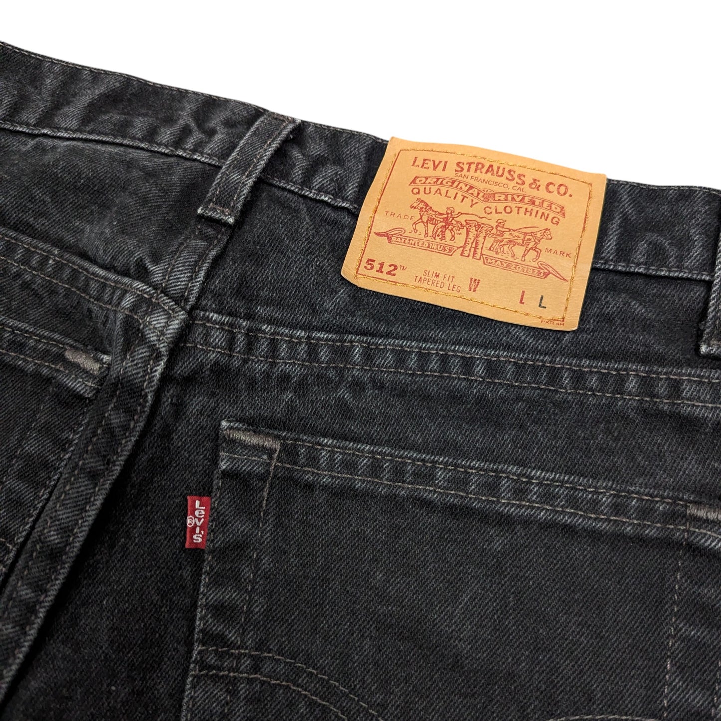 90s Levi's 512 Slim Tapered Jeans UK 10 / W28 L30