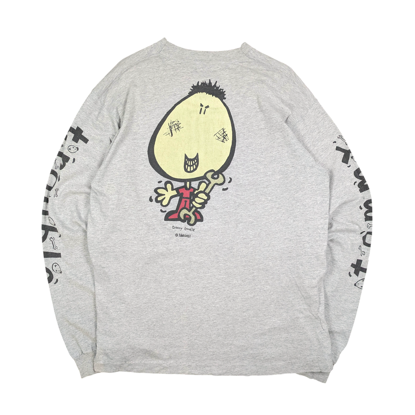 90s Delicious Tommy Trouble L/S T-Shirt Size XL