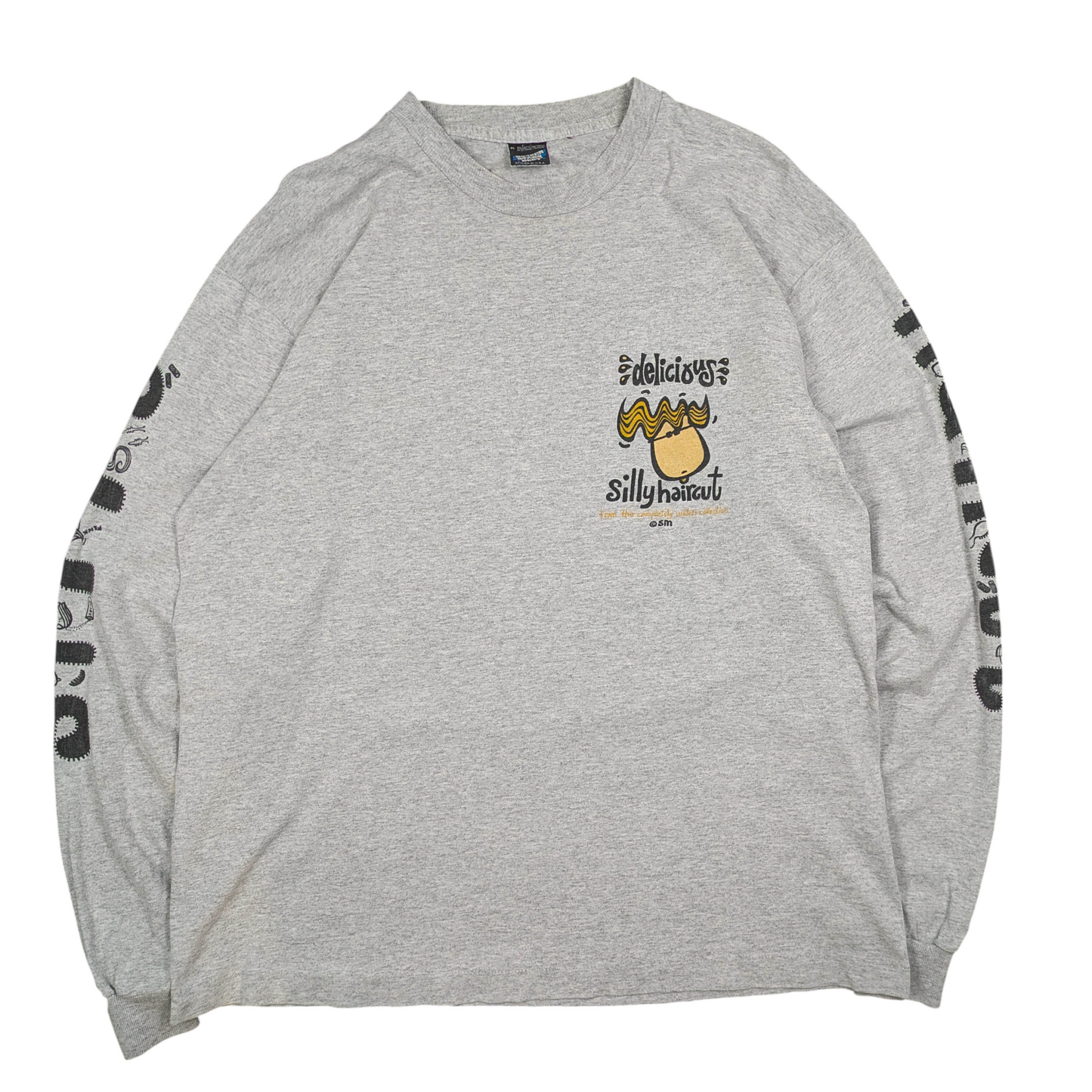 90s Delicious Silly Haircut L/S T-Shirt Size XL