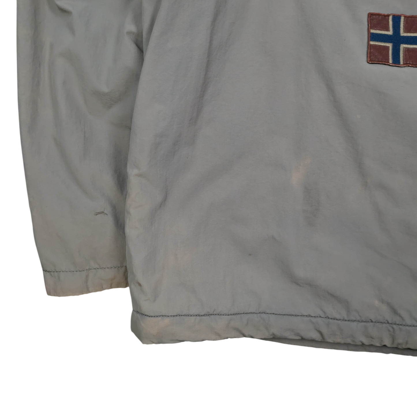Napapijri 1/4 Zip Fleece Lined Windbreaker Size M