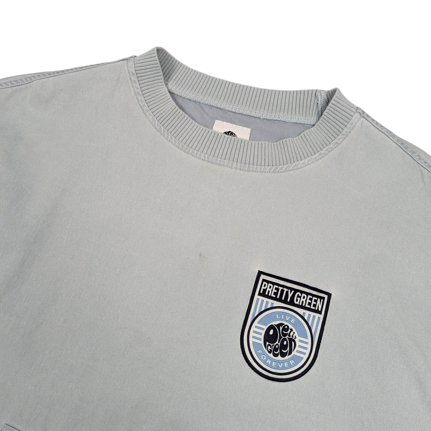 Pretty Green 'Live Forever' Drill Top Size M