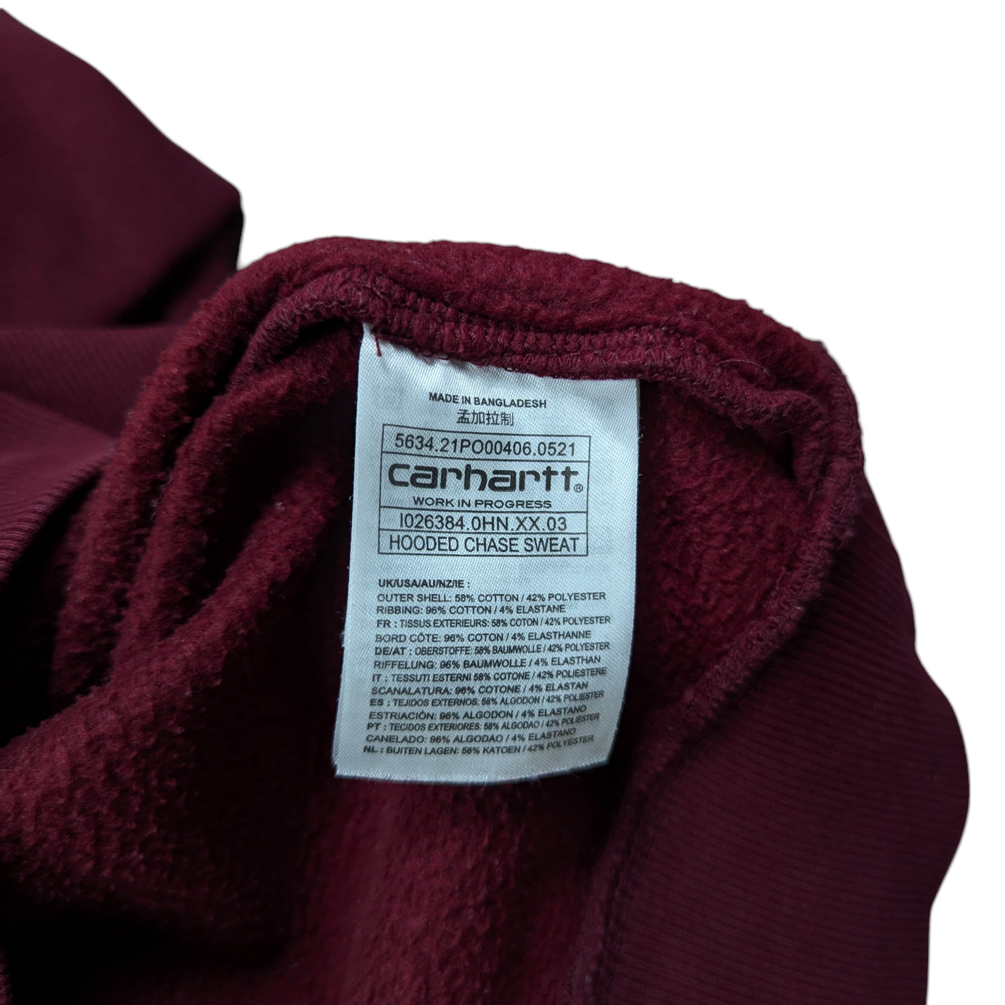Carhartt WIP Chase Hoodie Size M