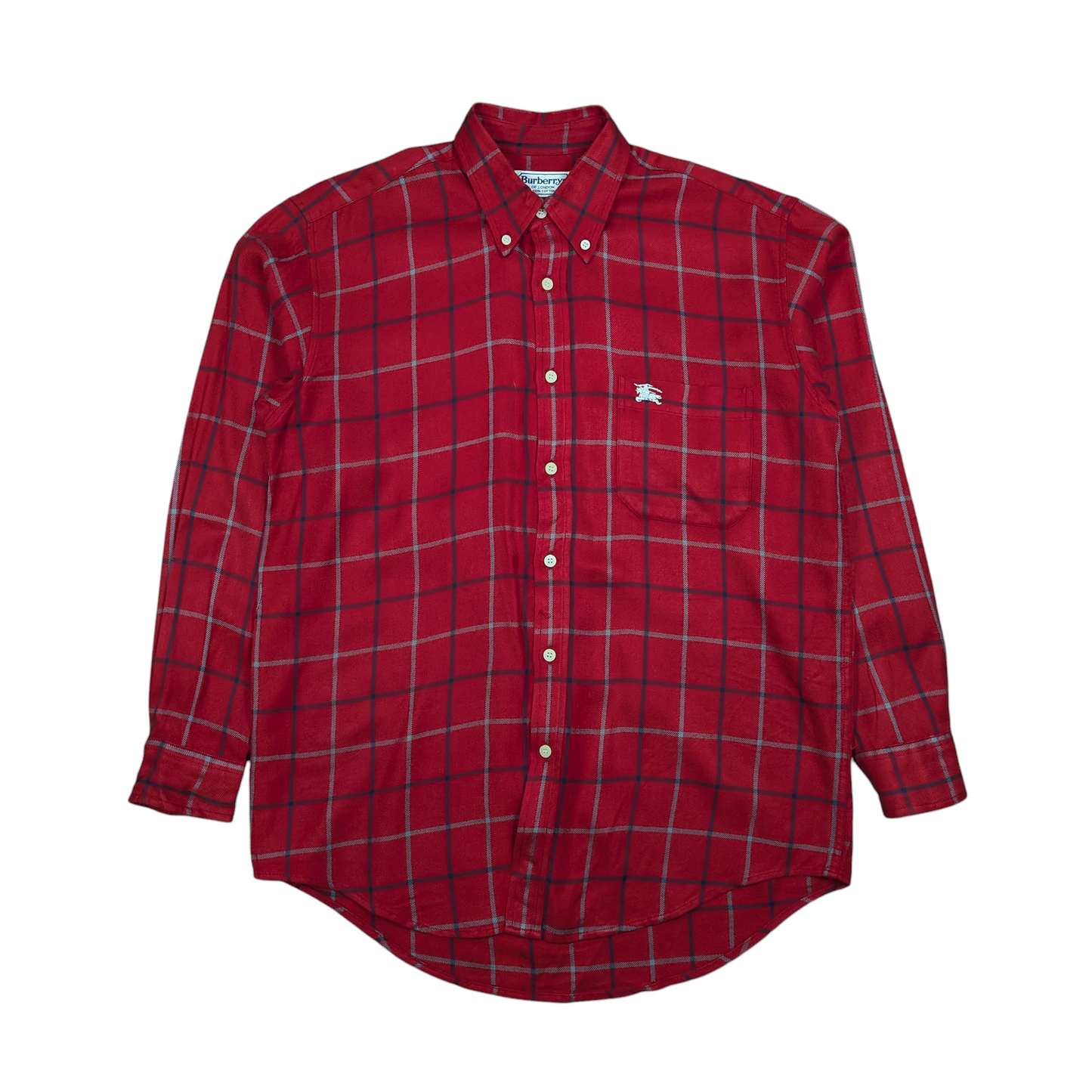 Vintage Burberry Check Shirt Size L