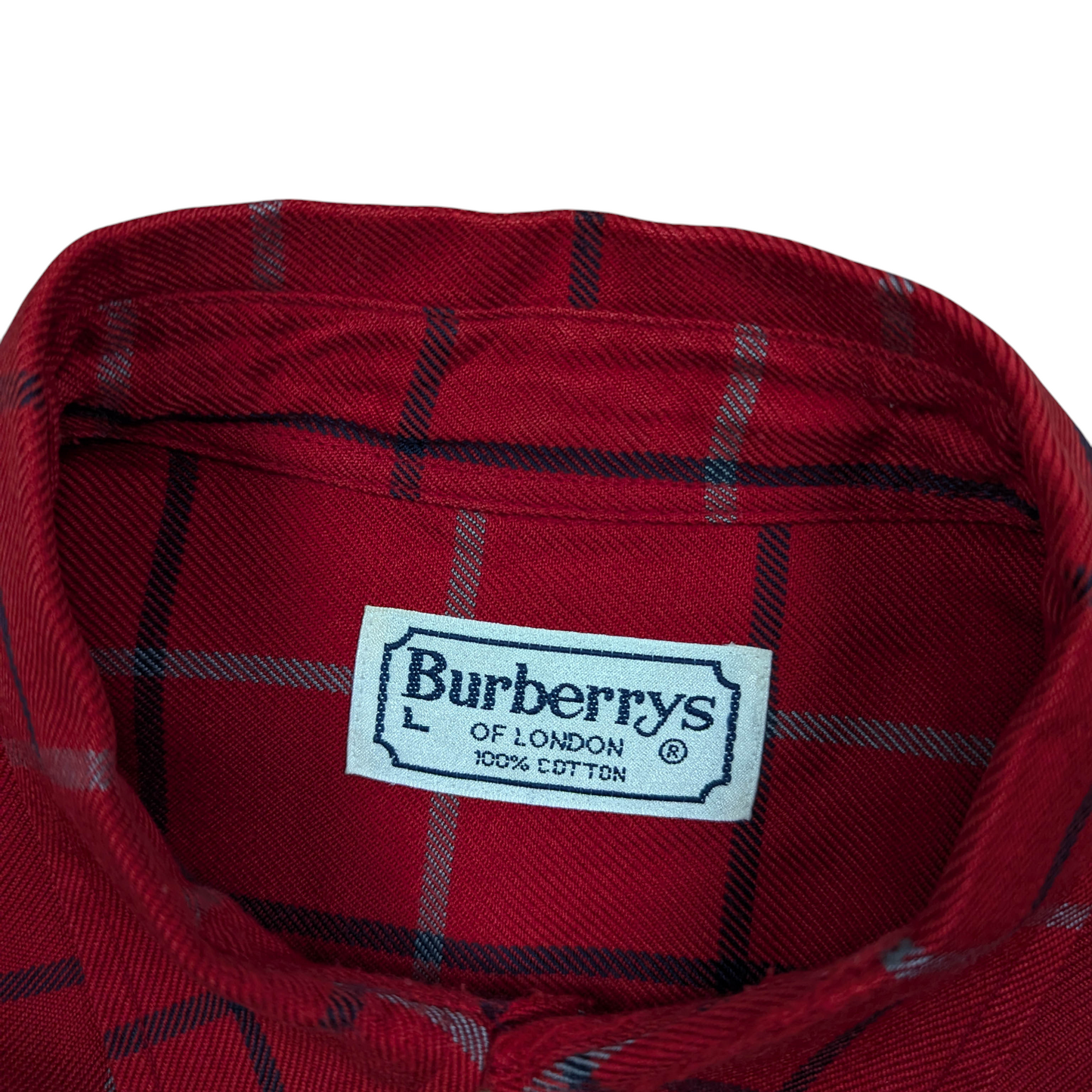 Vintage Burberry Check Shirt Size L