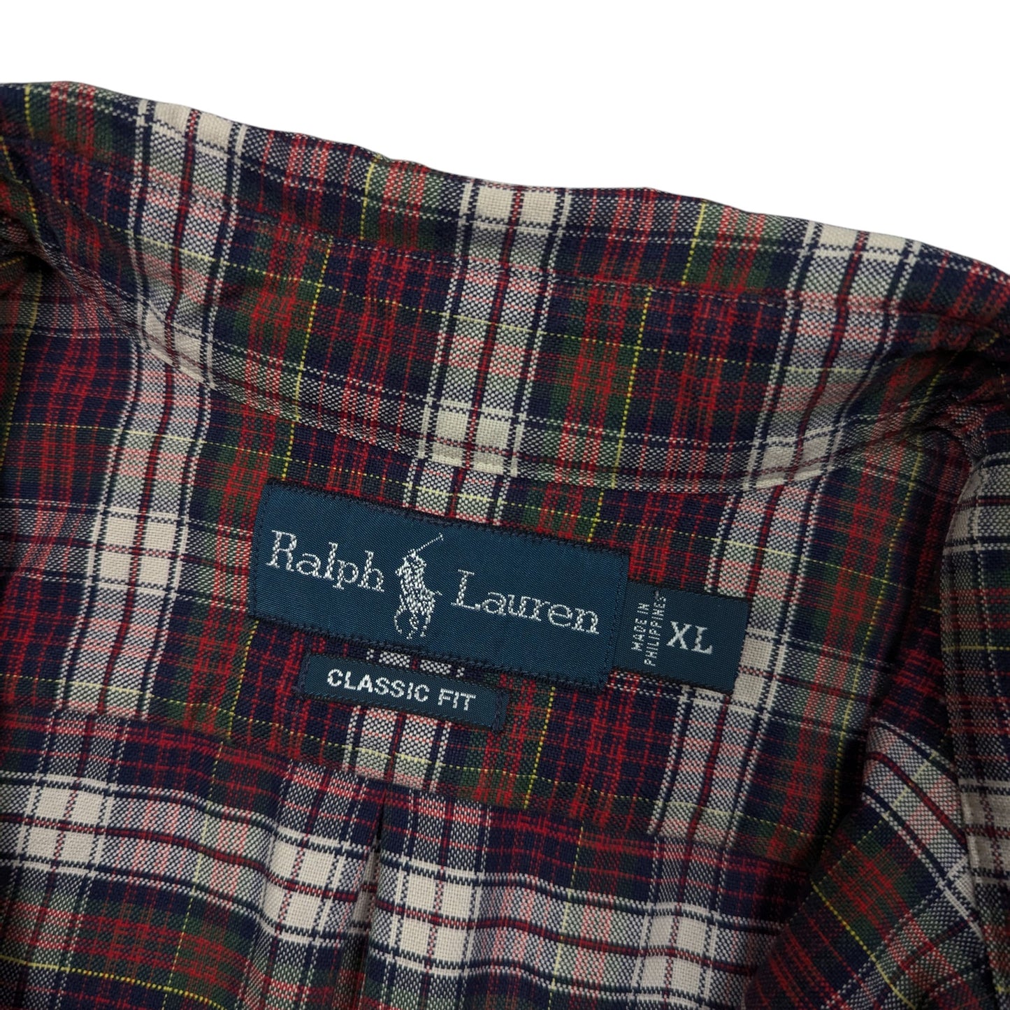 Ralph Lauren Check Classic Fit Shirt Size XL
