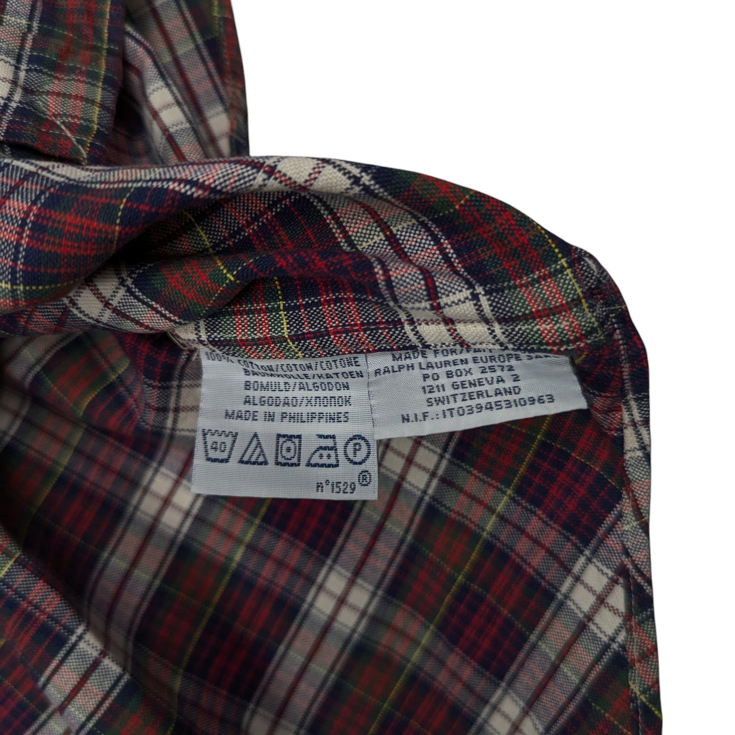 Ralph Lauren Check Classic Fit Shirt Size XL