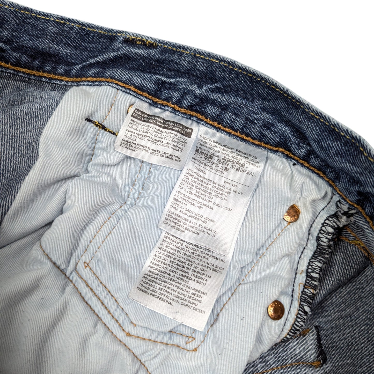 Levi's 501 Straight Leg Jeans W36 L30