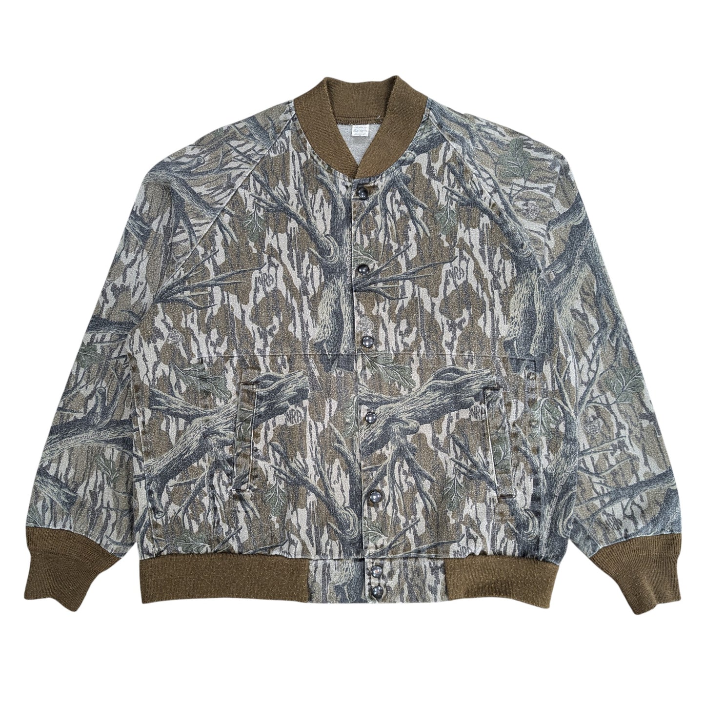 90s Real Tree Bomber Jacket Size M