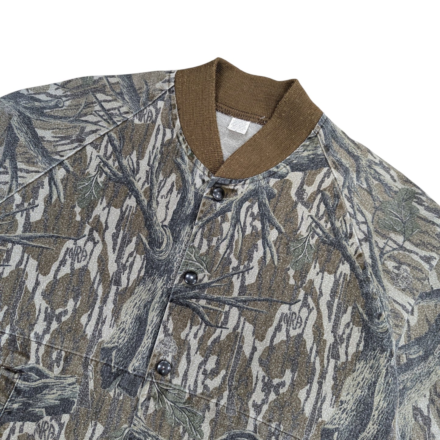 90s Real Tree Bomber Jacket Size M