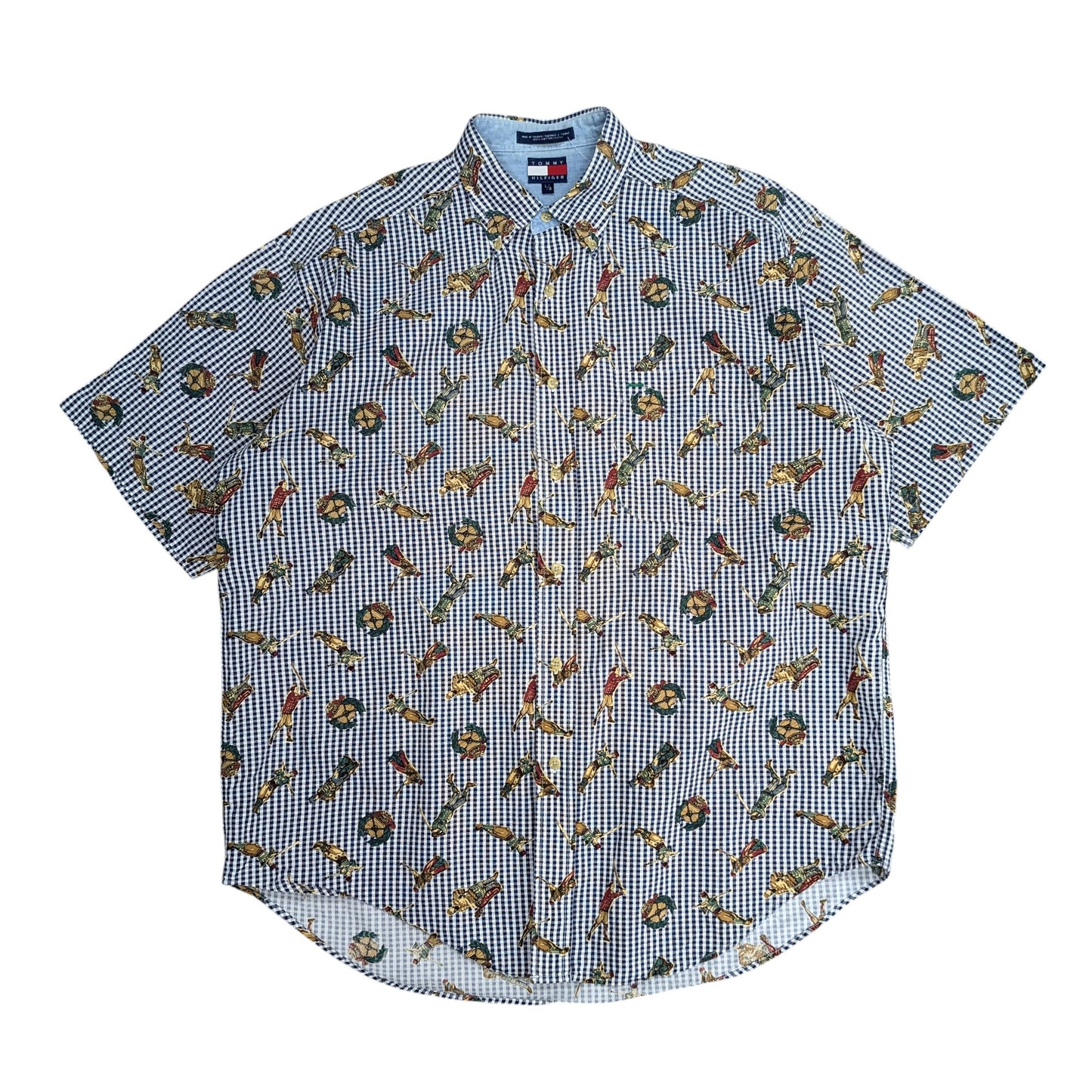 00s Tommy Hilfiger S/S Golf Shirt Size L