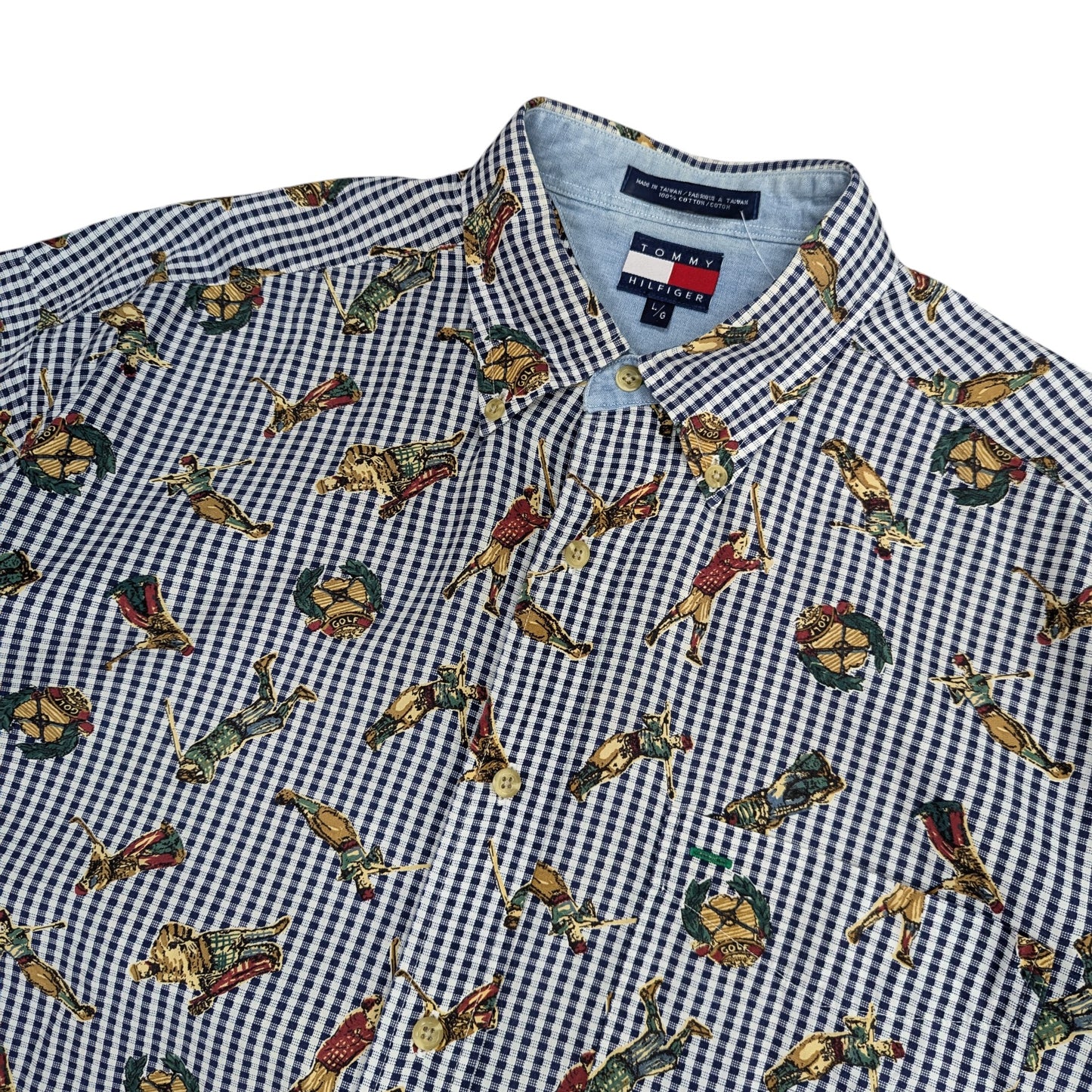 00s Tommy Hilfiger S/S Golf Shirt Size L