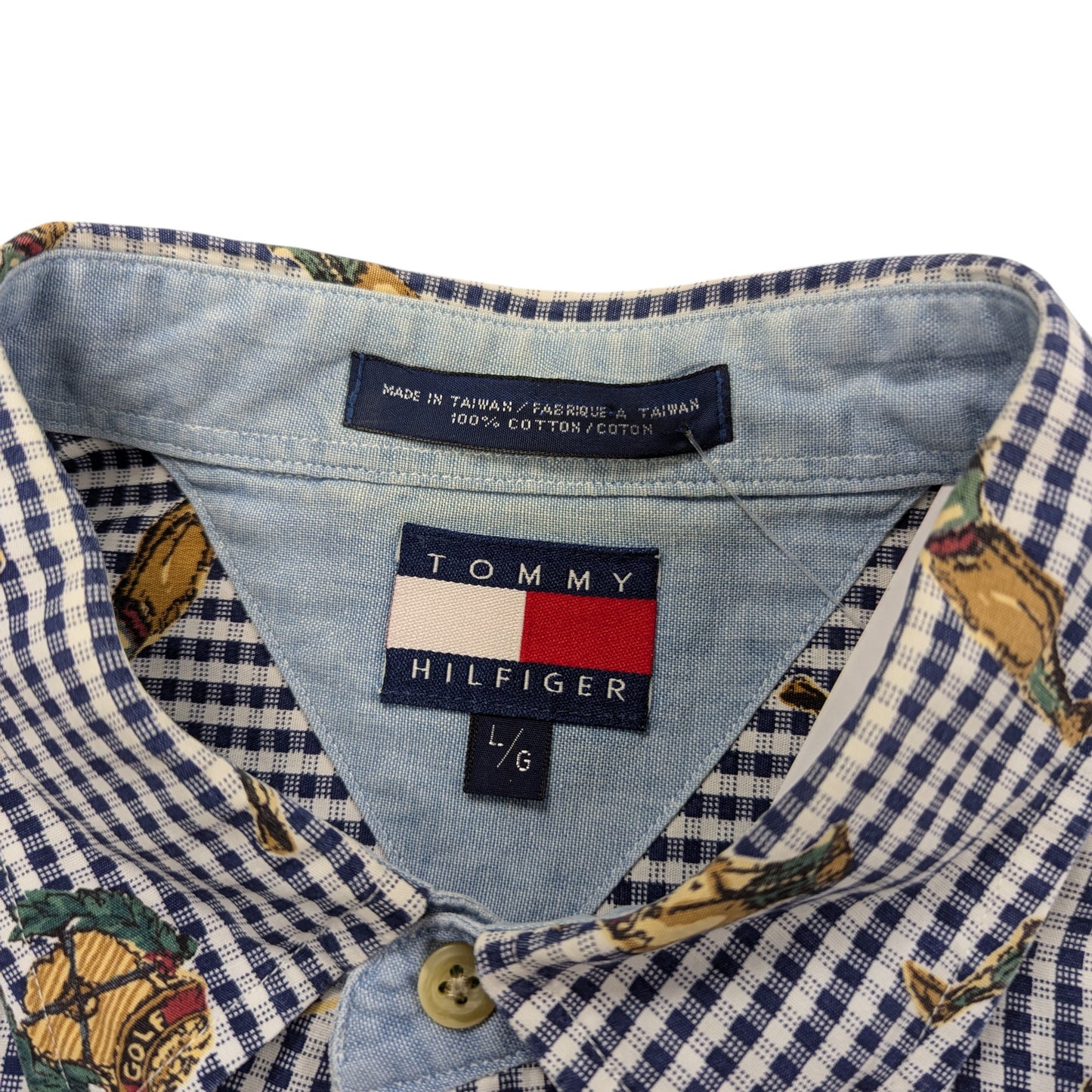 00s Tommy Hilfiger S/S Golf Shirt Size L