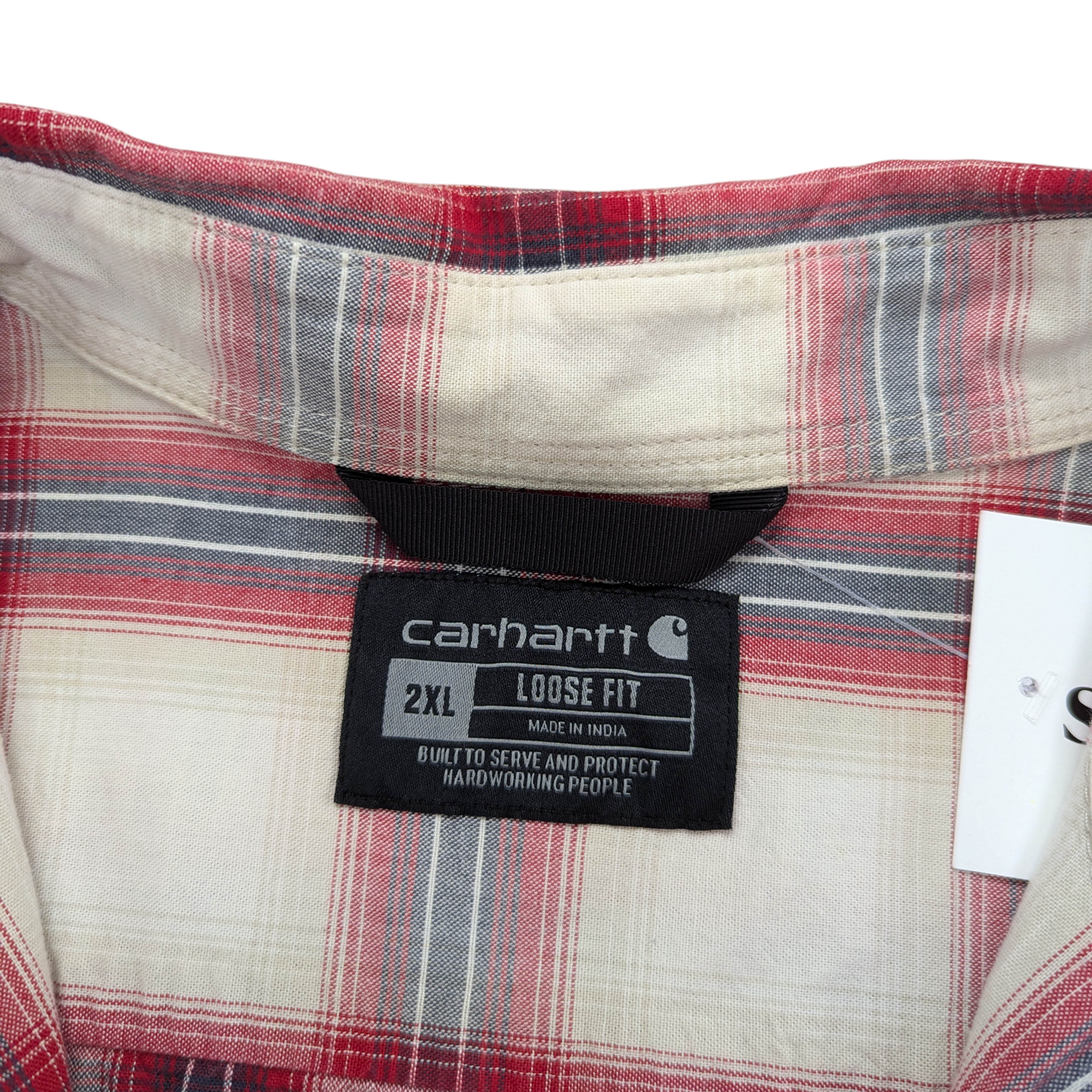 Carhartt S/S Check Shirt Size 2XL