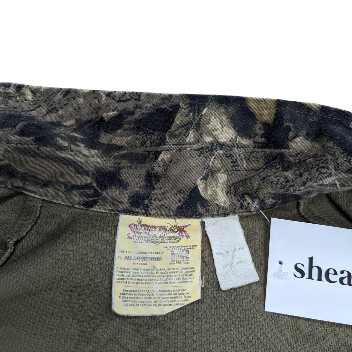 Insulated Scentlok Real Tree Camo Jacket Size XL