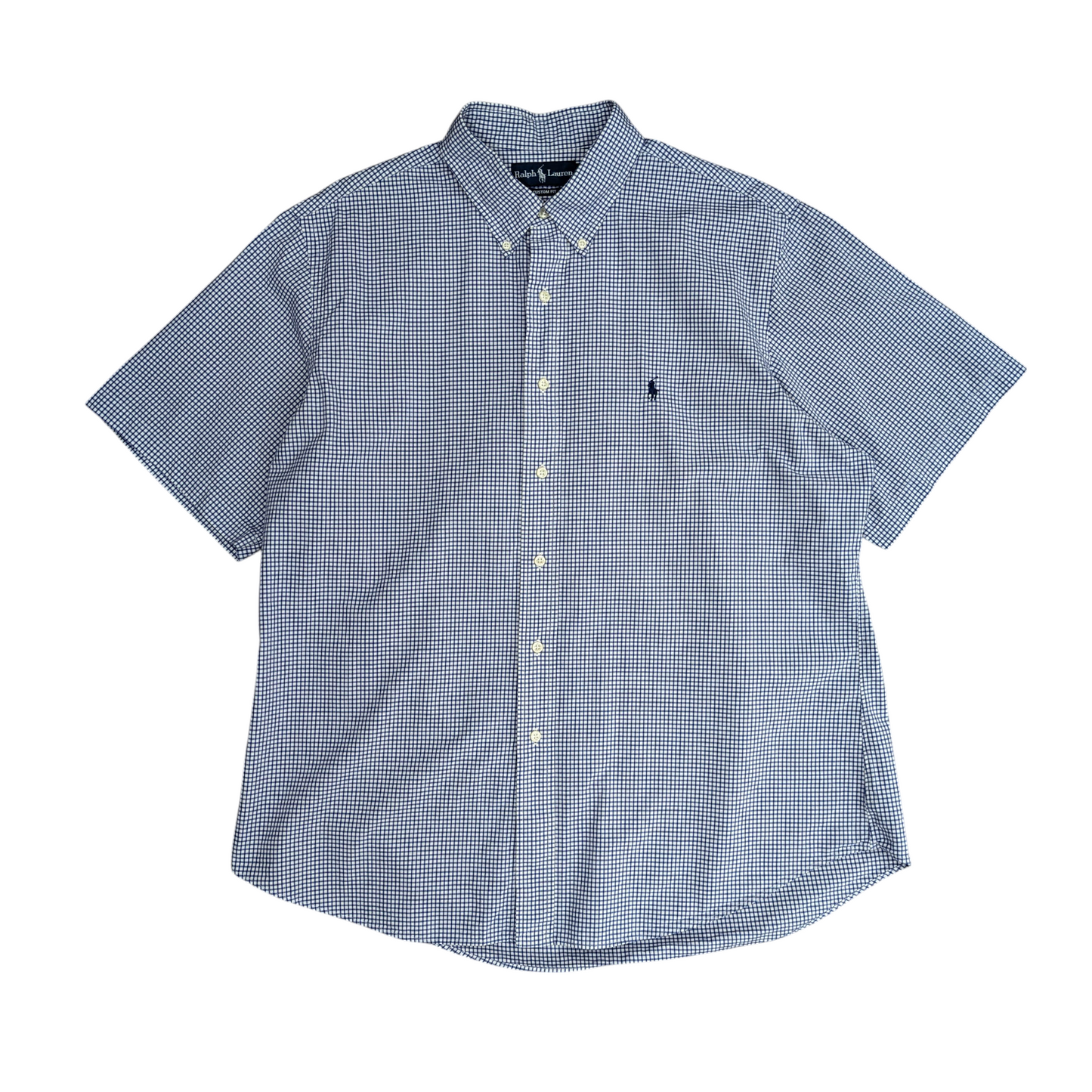 Ralph Lauren Custom Fit Check S/S Shirt Size XL
