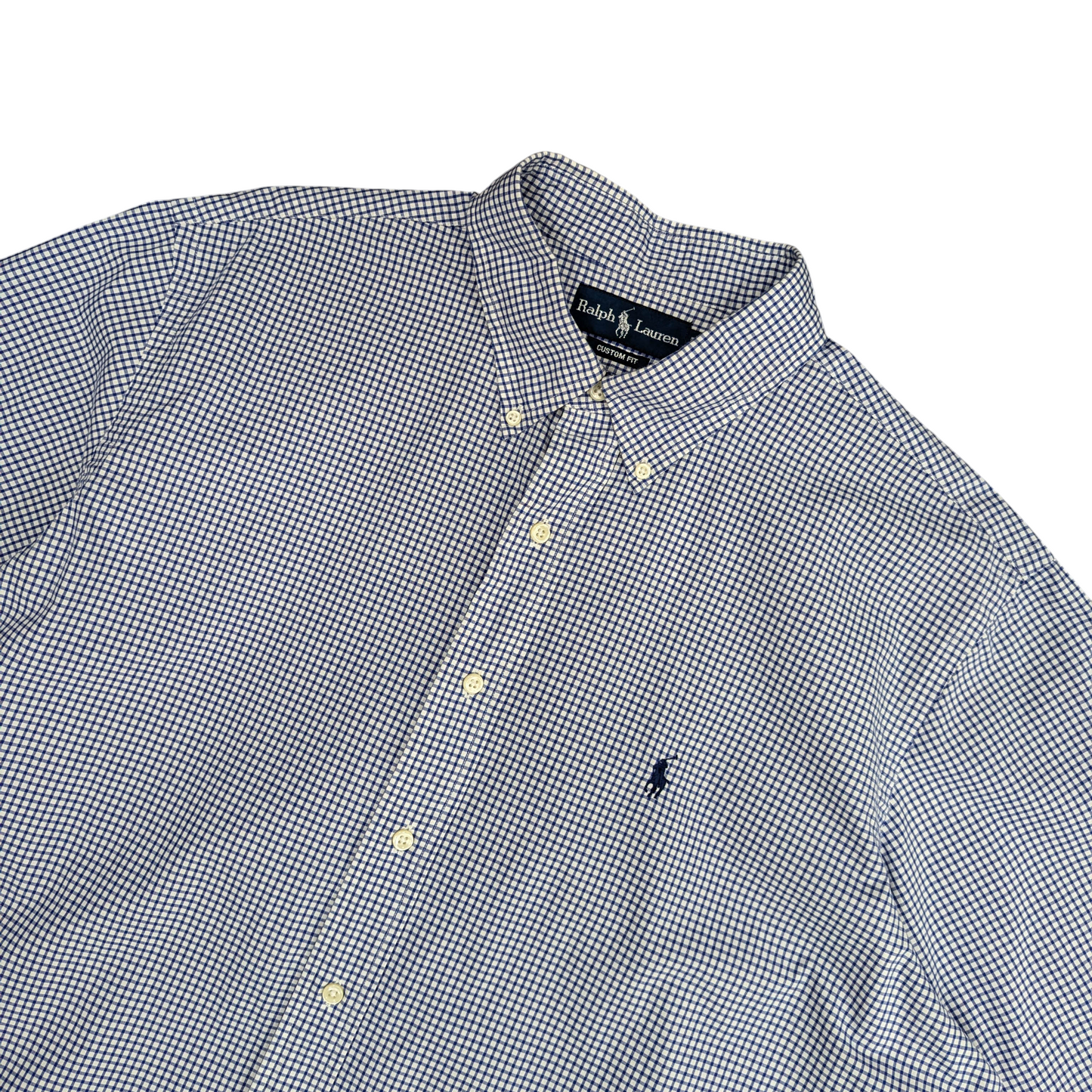 Ralph Lauren Custom Fit Check S/S Shirt Size XL