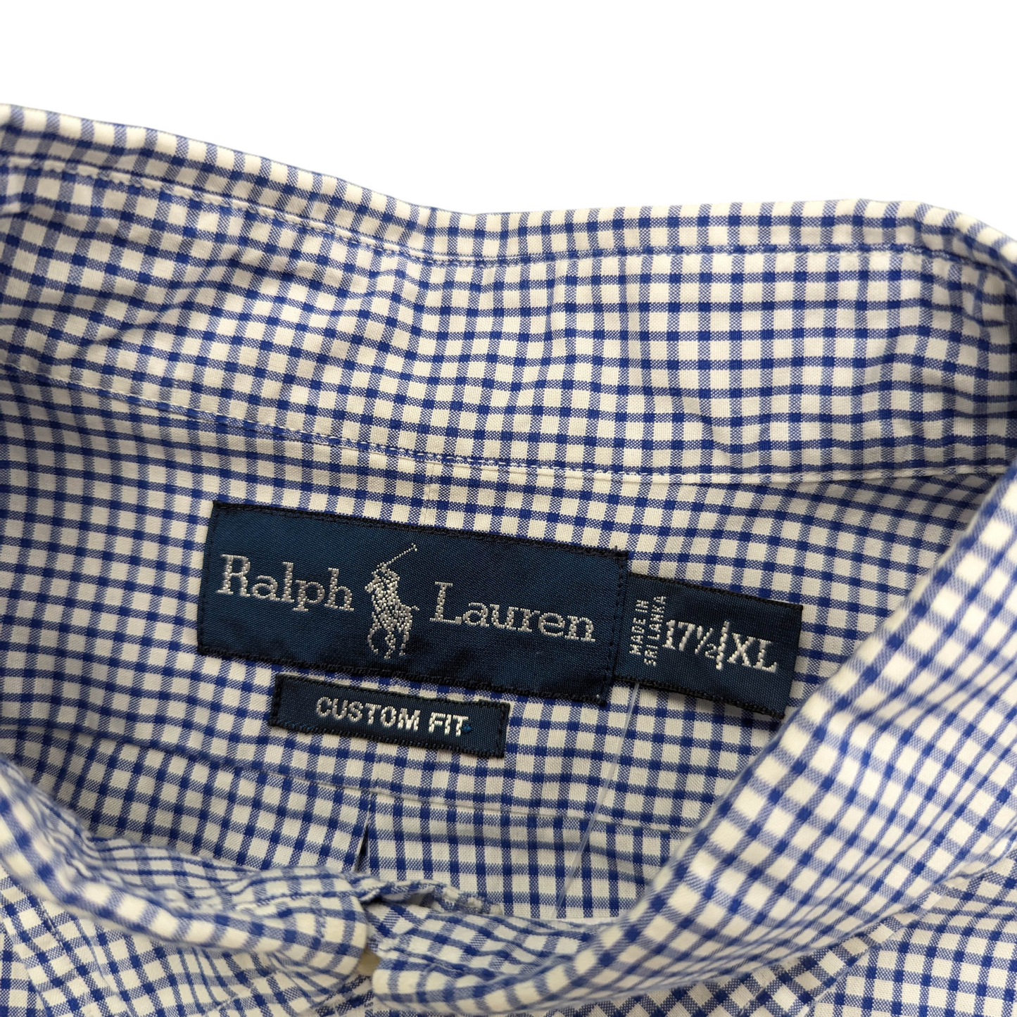 Ralph Lauren Custom Fit Check S/S Shirt Size XL