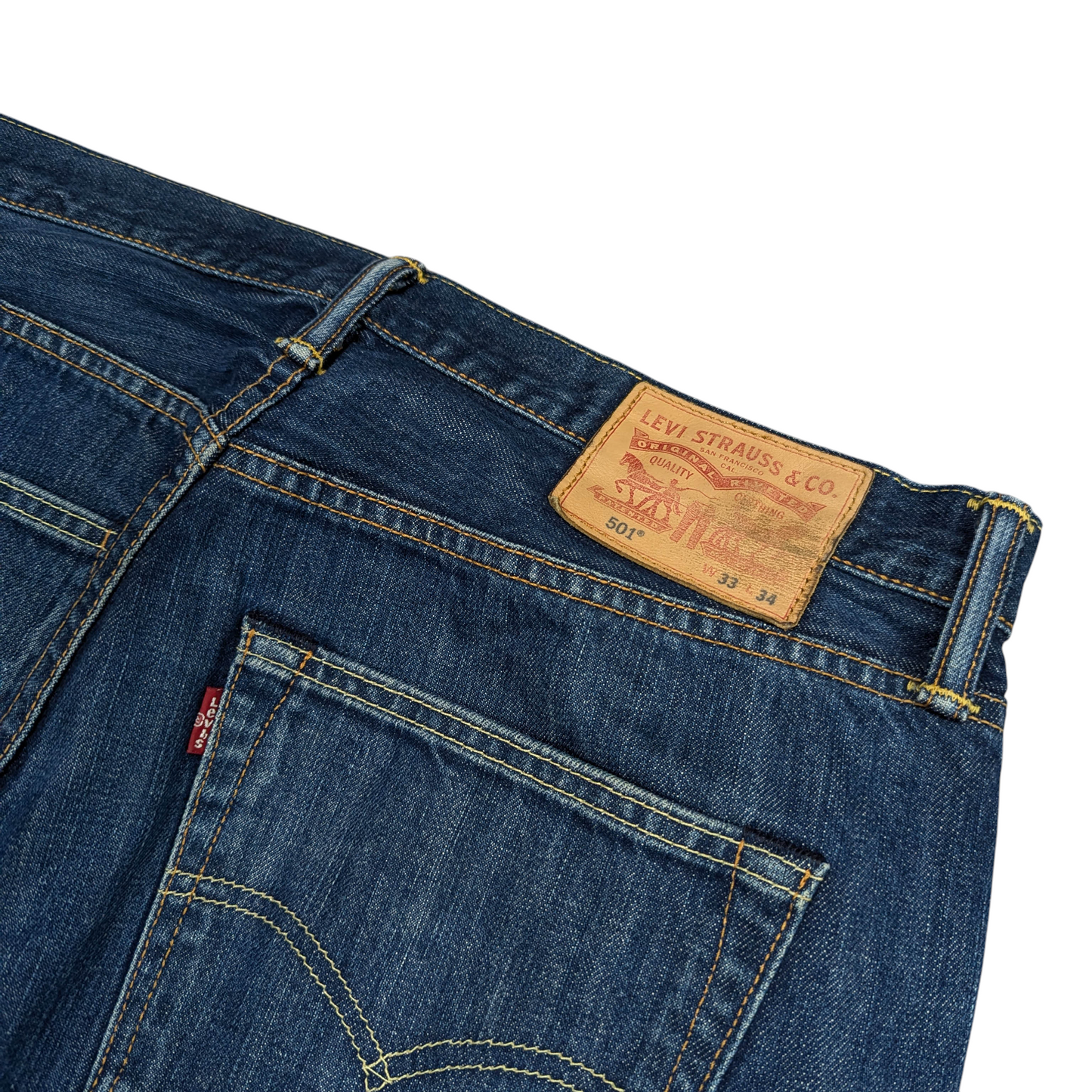 Levi's 501 Straight Leg Jeans W33 L34