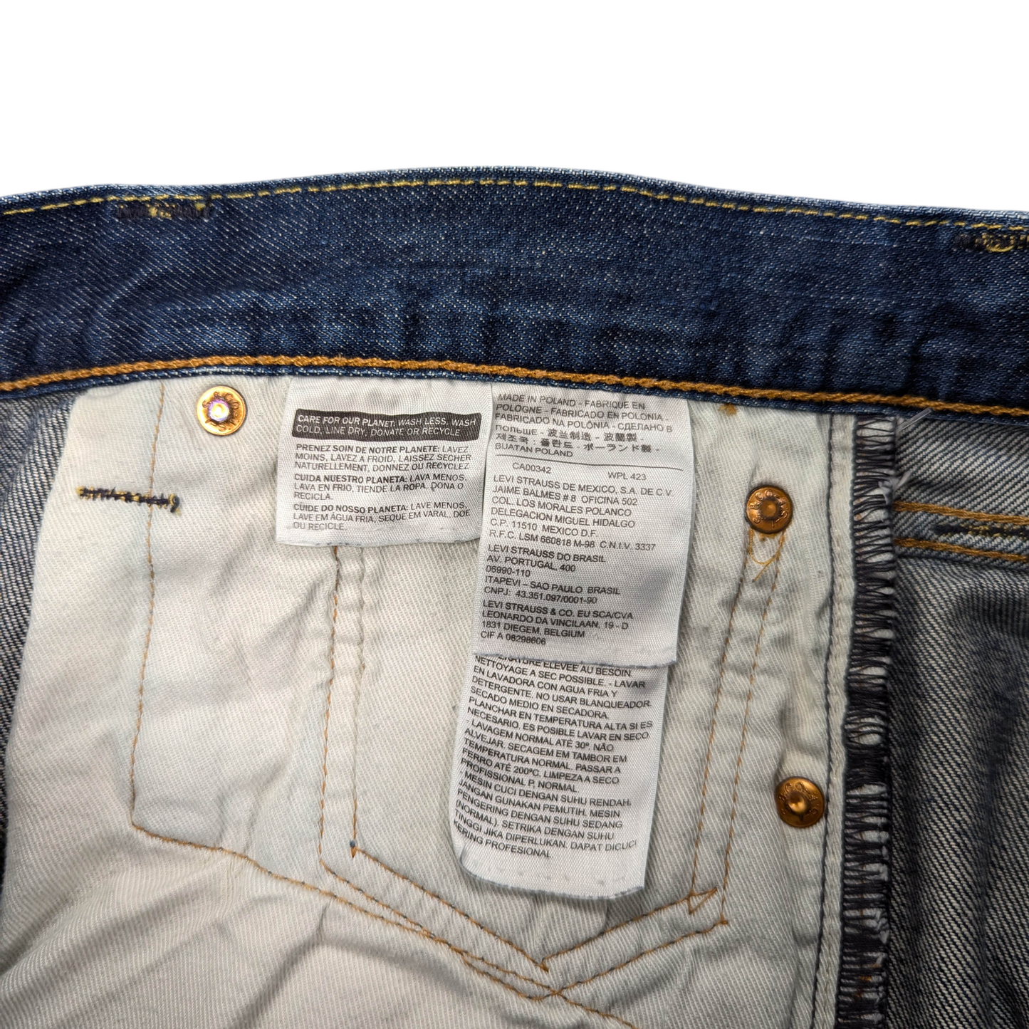 Levi's 501 Straight Leg Jeans W33 L34