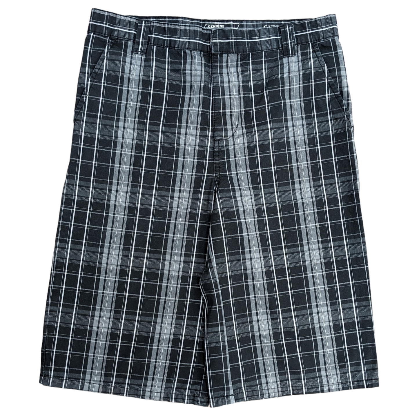 Dickies Check Shorts Size UK 12