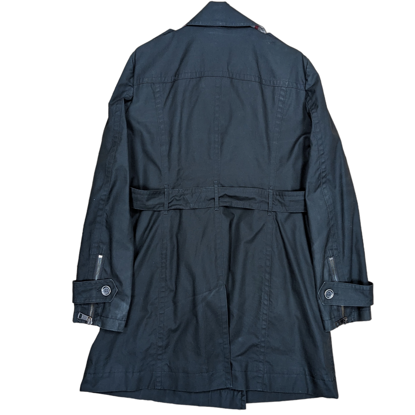 Burberry Brit Belted Trench Coat Size UK 14