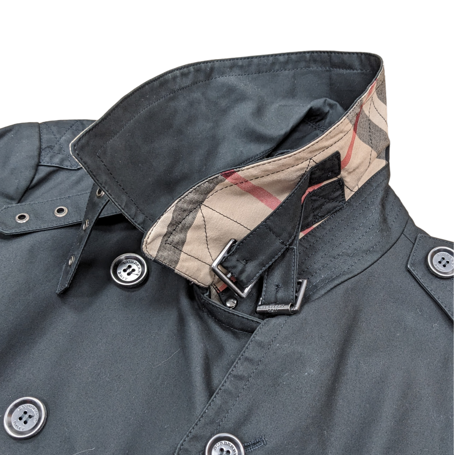 Burberry Brit Belted Trench Coat Size UK 14