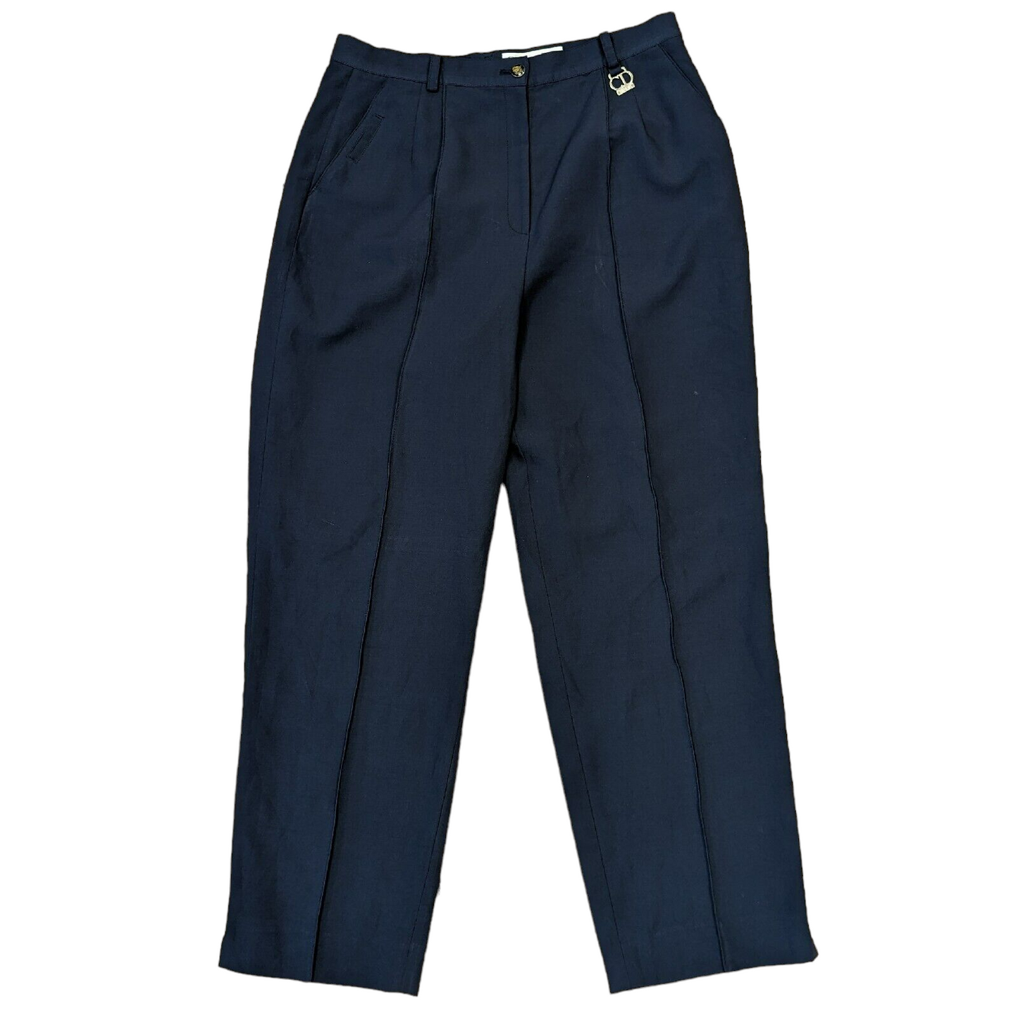 Womens Christian Dior Pleated Trousers UK 12 W30 L27