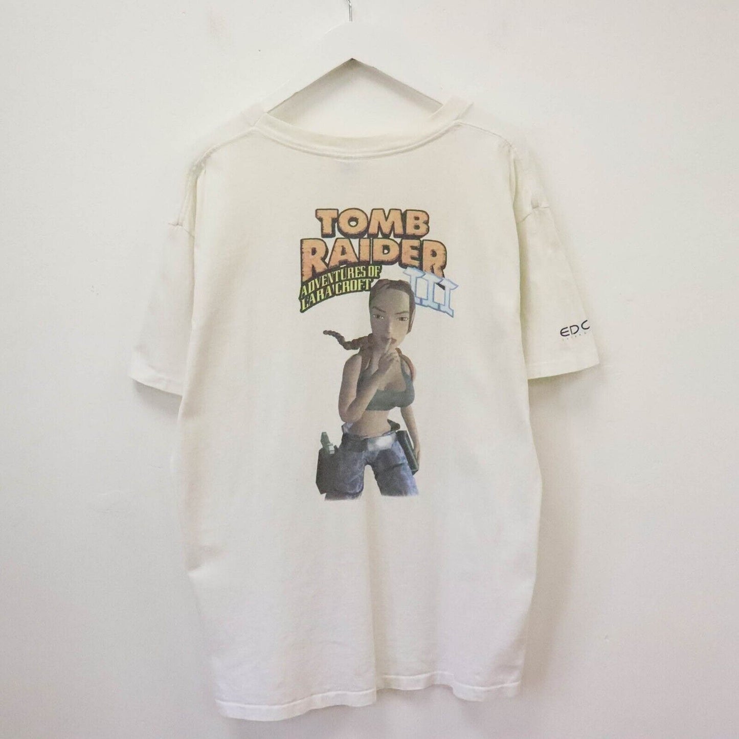 90s Tomb Raider 3 Single Stitch T-Shirt Size L