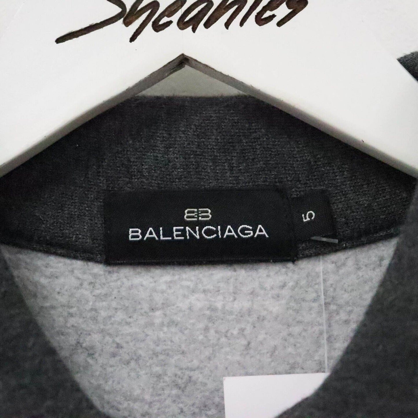 Balenciaga 1/4 Zip Sweatshirt Size XL