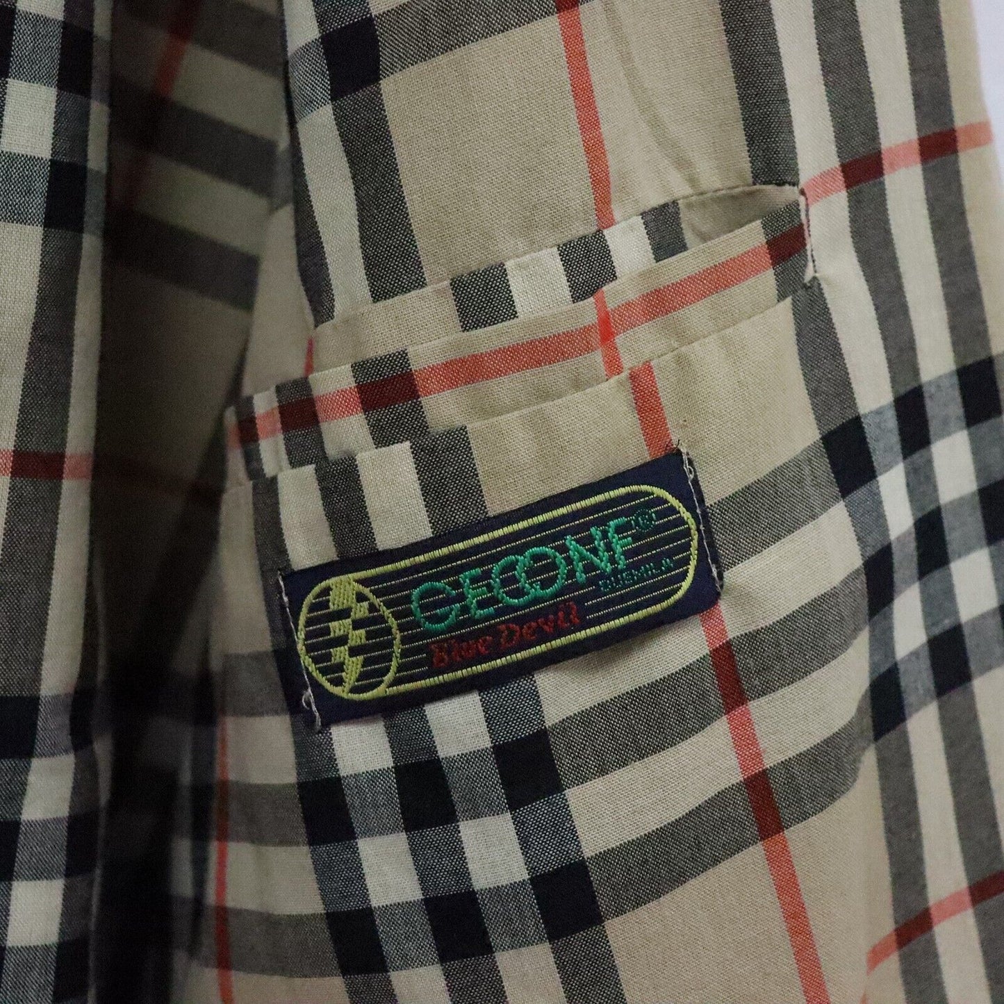 Vintage Nova Check Harrington Size M