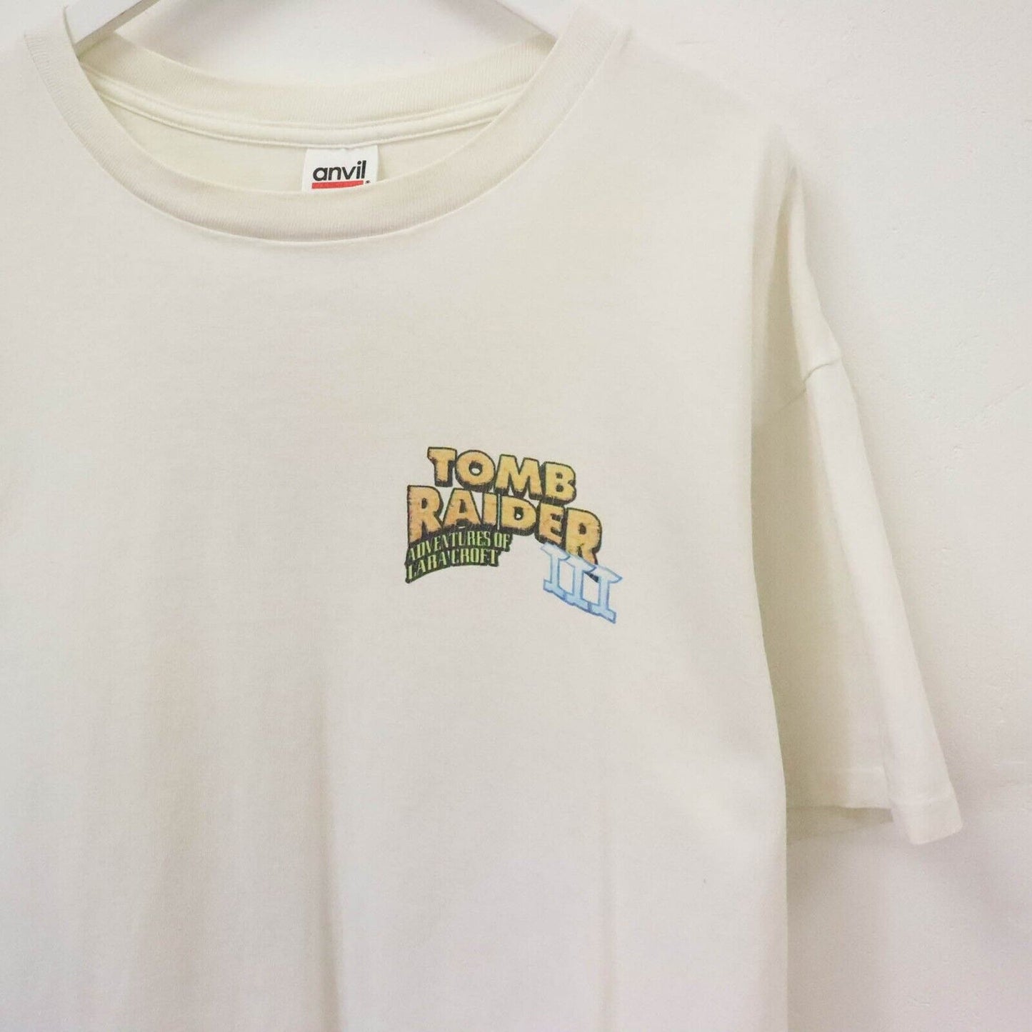 90s Tomb Raider 3 Single Stitch T-Shirt Size L