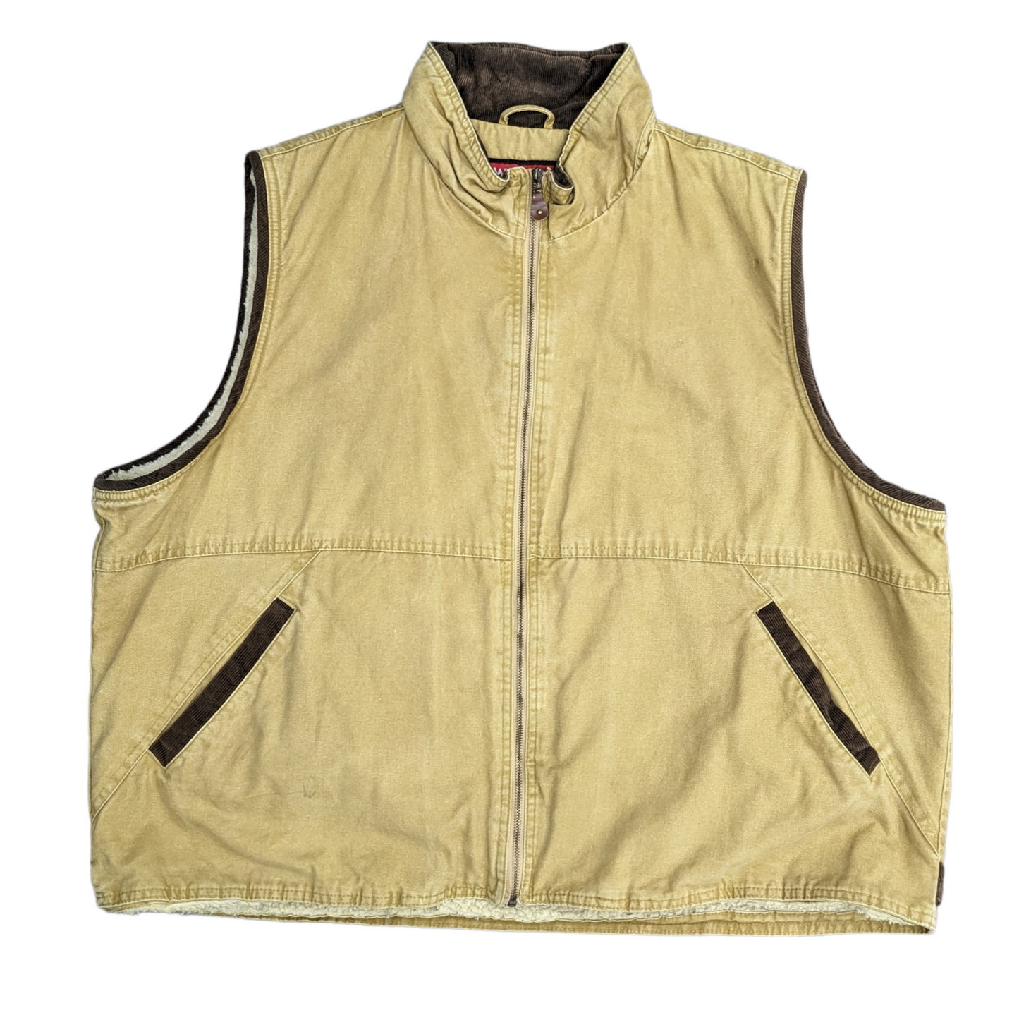 Vintage Wrangler Canvas Gilet Size 3XL