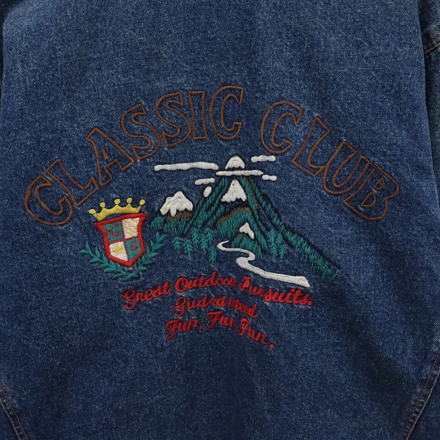 90s St Michael Quilted Denim Jacket Size XS