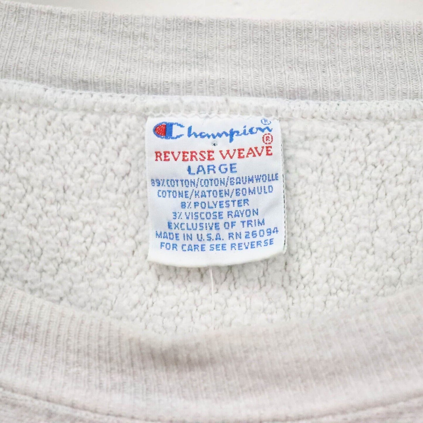 90's Champion Reverse Weave Sweatshirt Size L