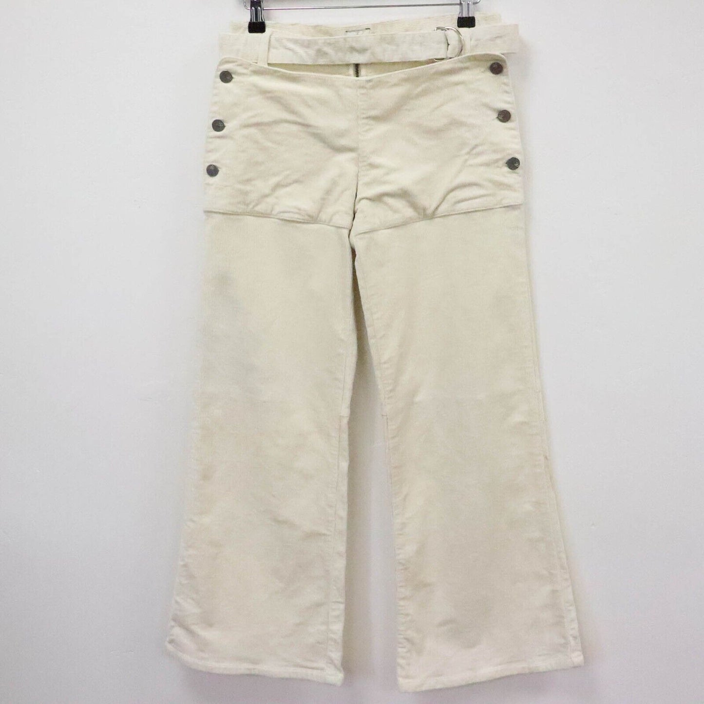 90s Calvin Klein Corduroy Flares Size UK 8