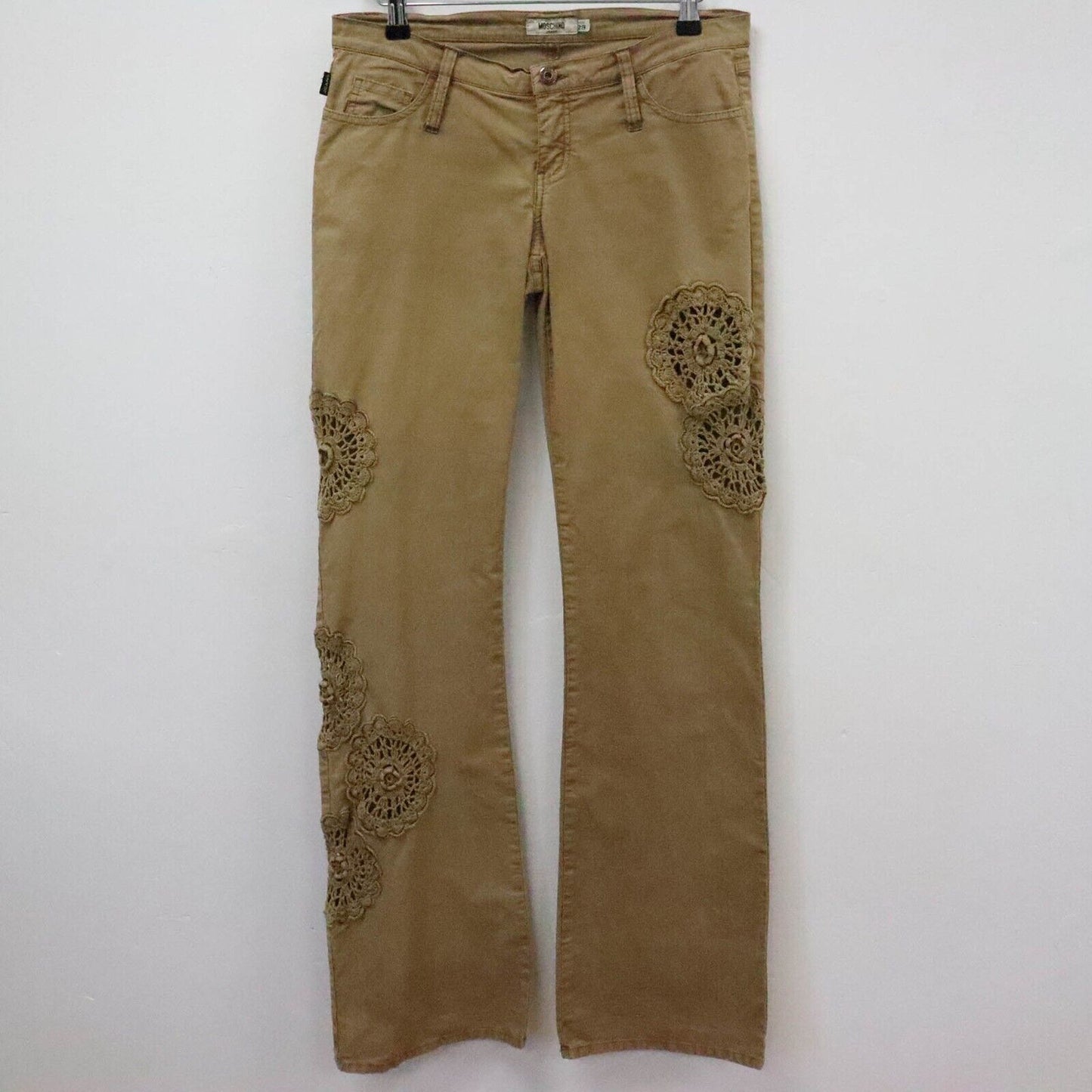 90s Moschino Flared Trousers Size UK 12