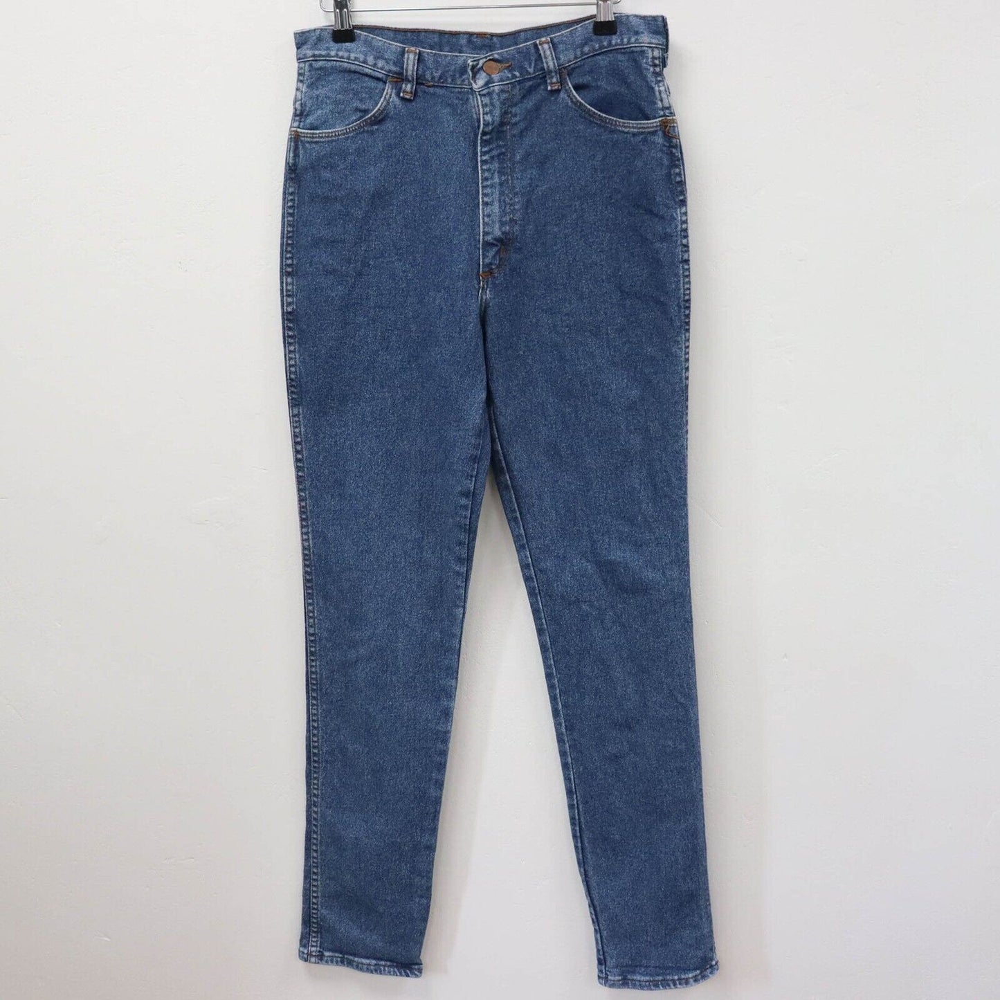 Vintage Wrangler High Waist Taper Jeans Size UK10 L33