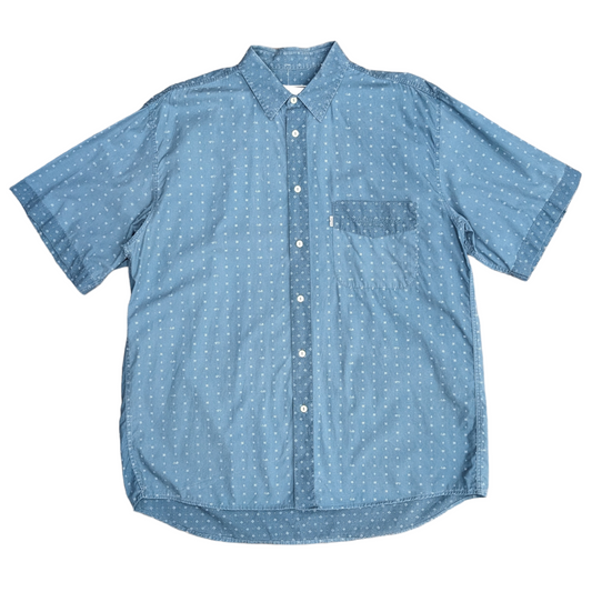 70s Levi's Monogram Pattern Shirt Size XL