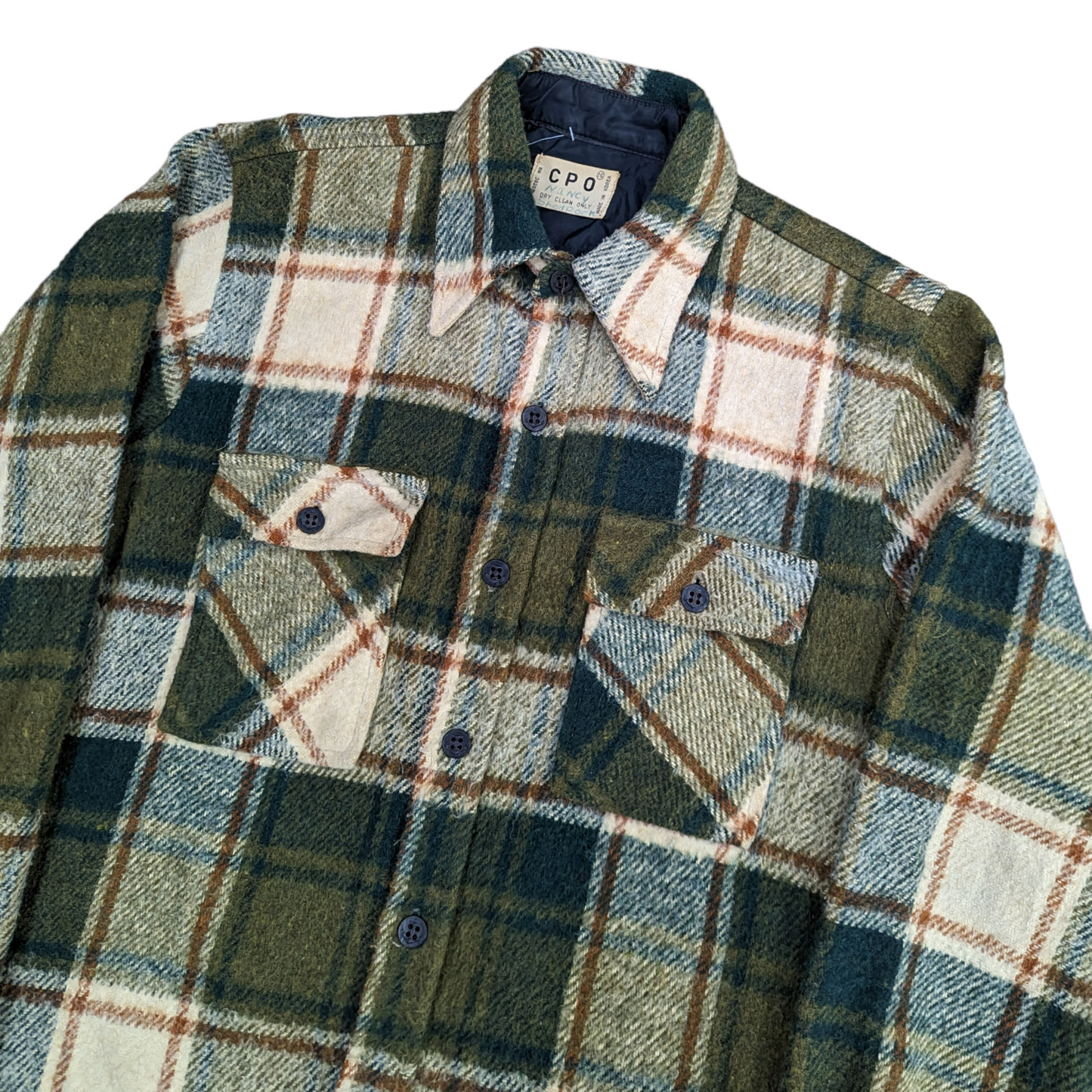 Vintage CPO Wool Blend Shirt Size XS/S