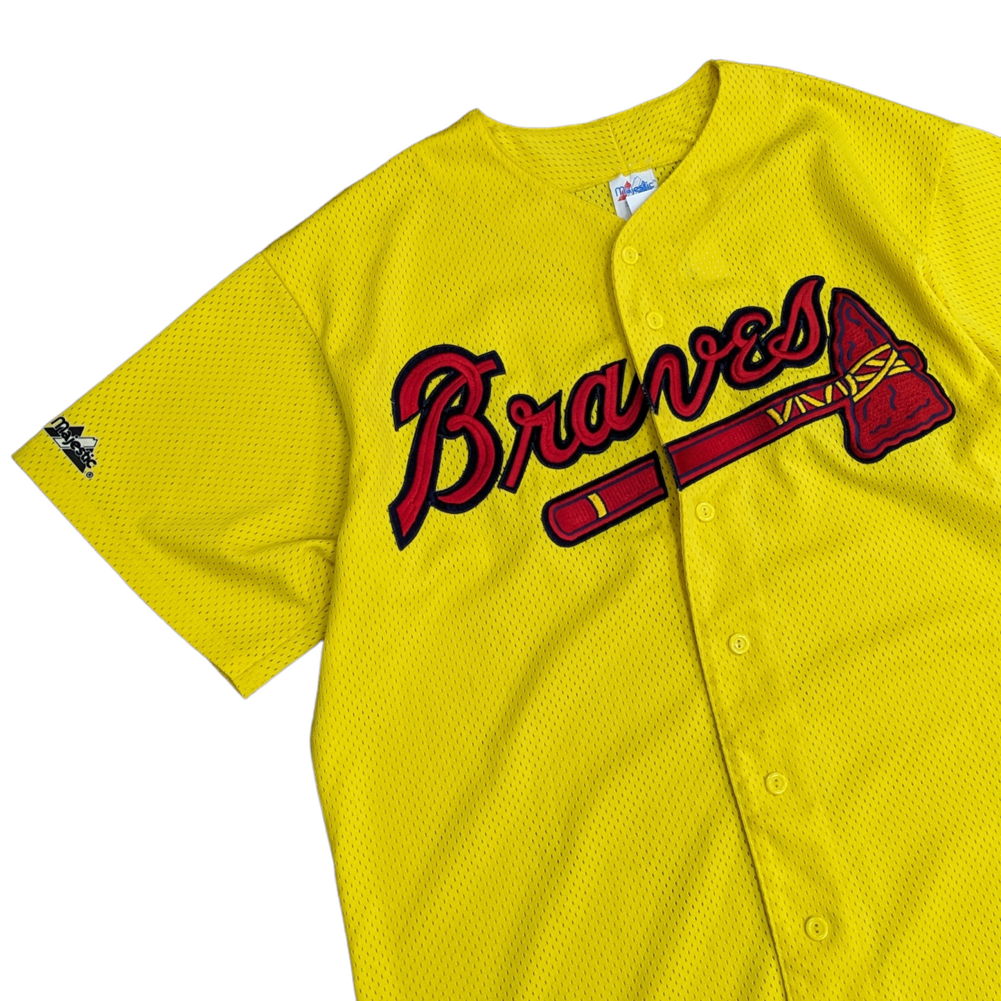 Vintage 1992 Majestic Atlanta Braves Baseball Jersey USA XXL Hip