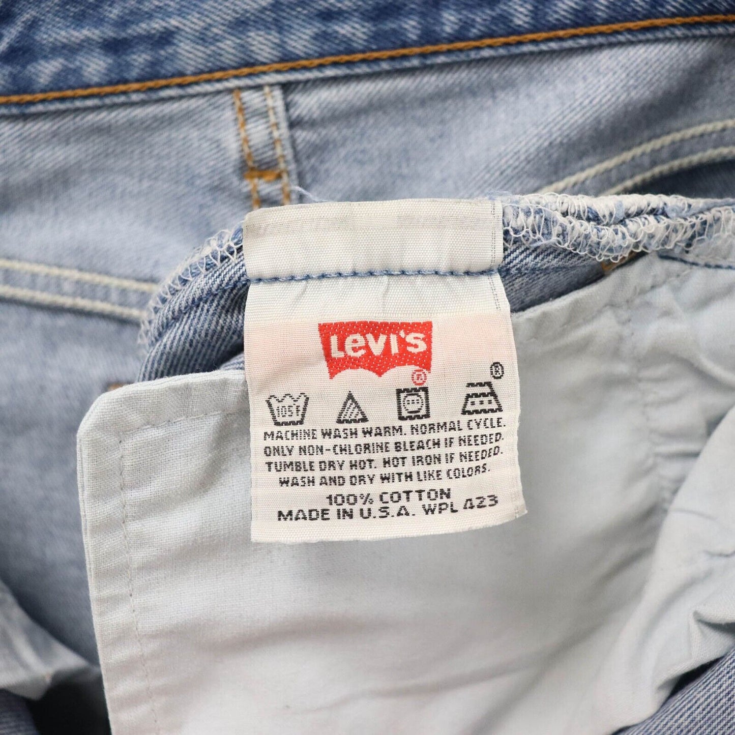90s Levi’s 501 Upcycled Flare Jeans UK 8 W26 L29